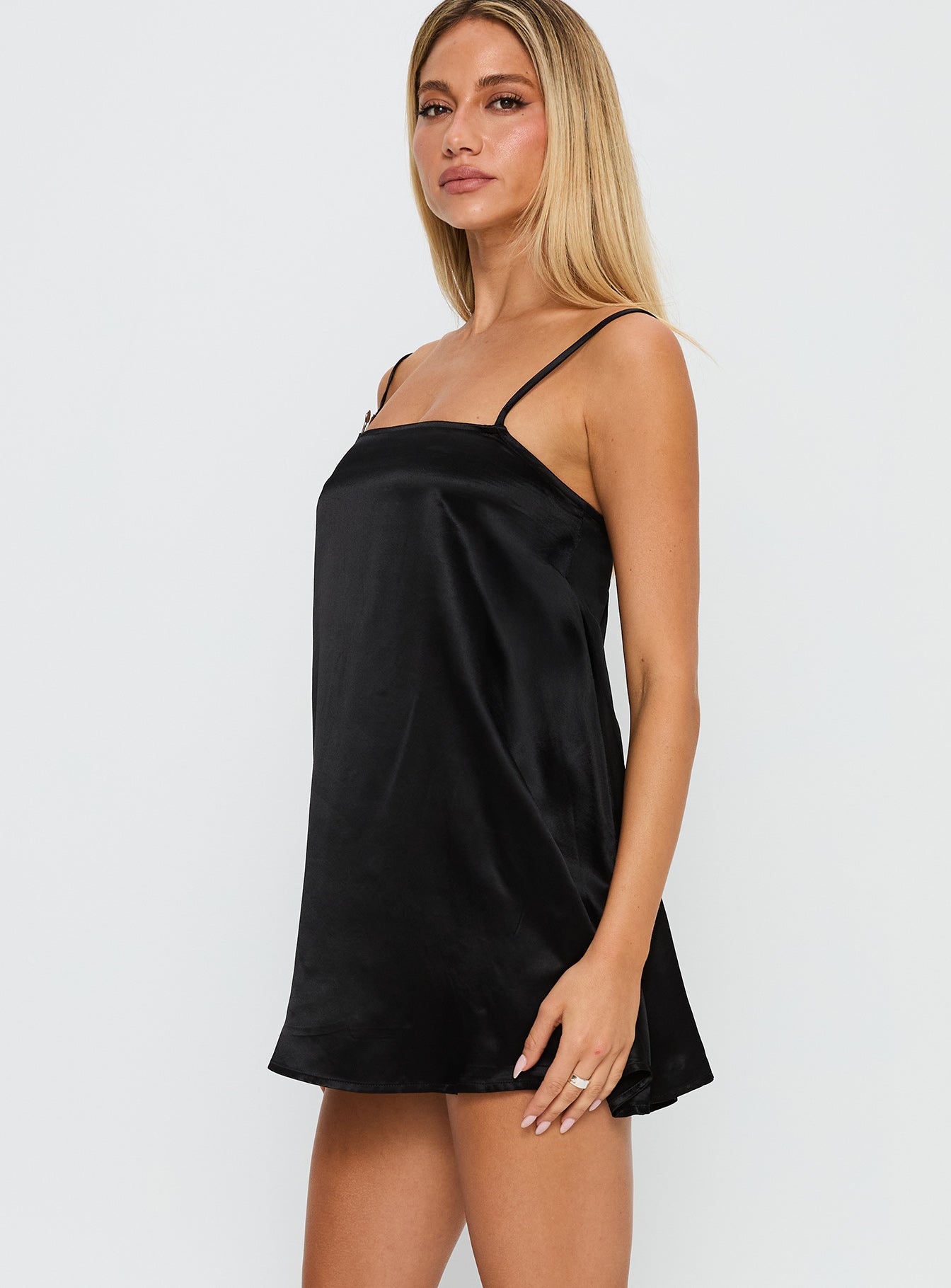 Apple Cider Mini Dress Black