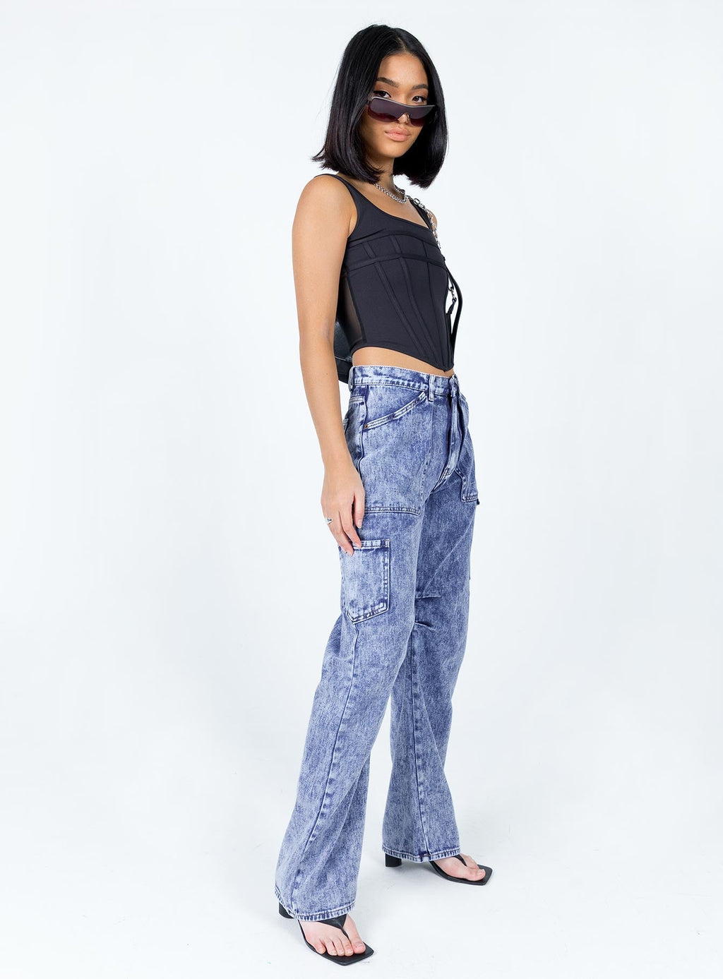 Miami Vice Pant Dark Wash Denim