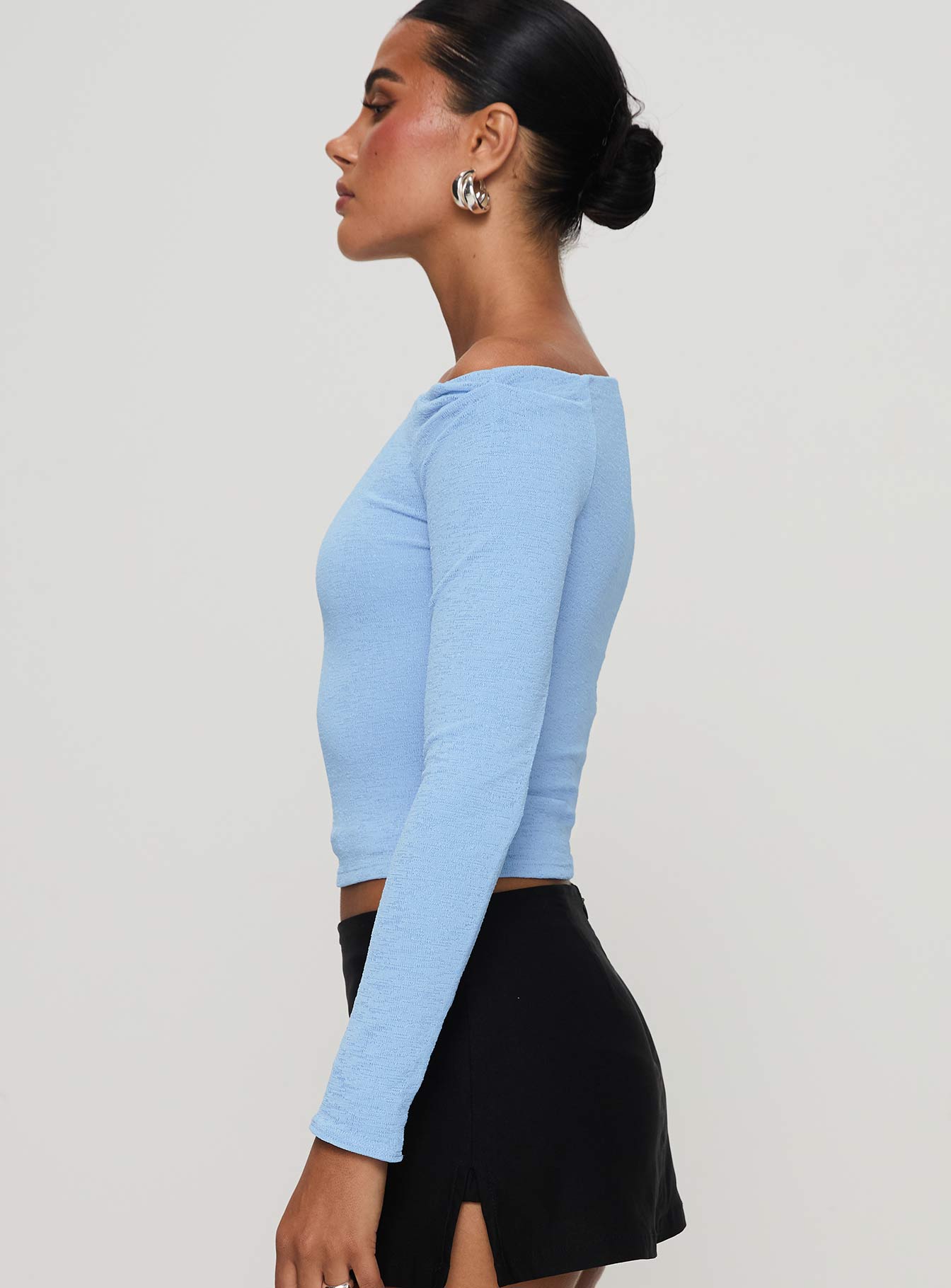 Malian Long Sleeve Top Blue
