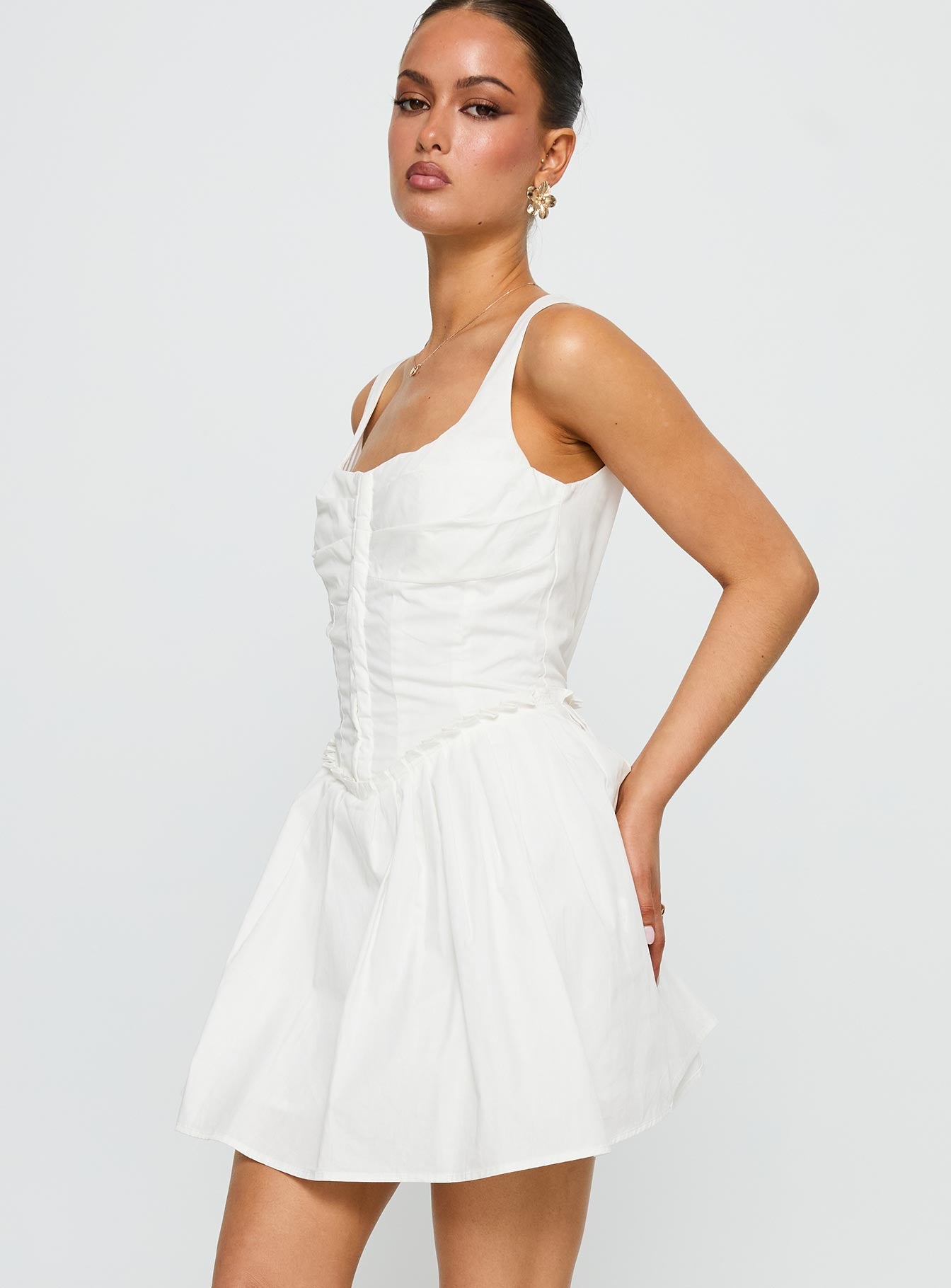 Wild Ideas Mini Dress White