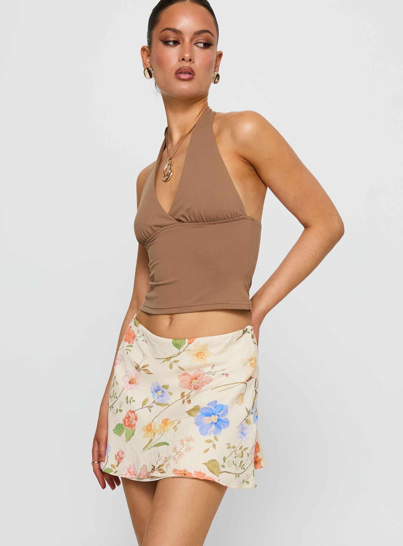 Feed The Soul Mini Skirt Floral Multi