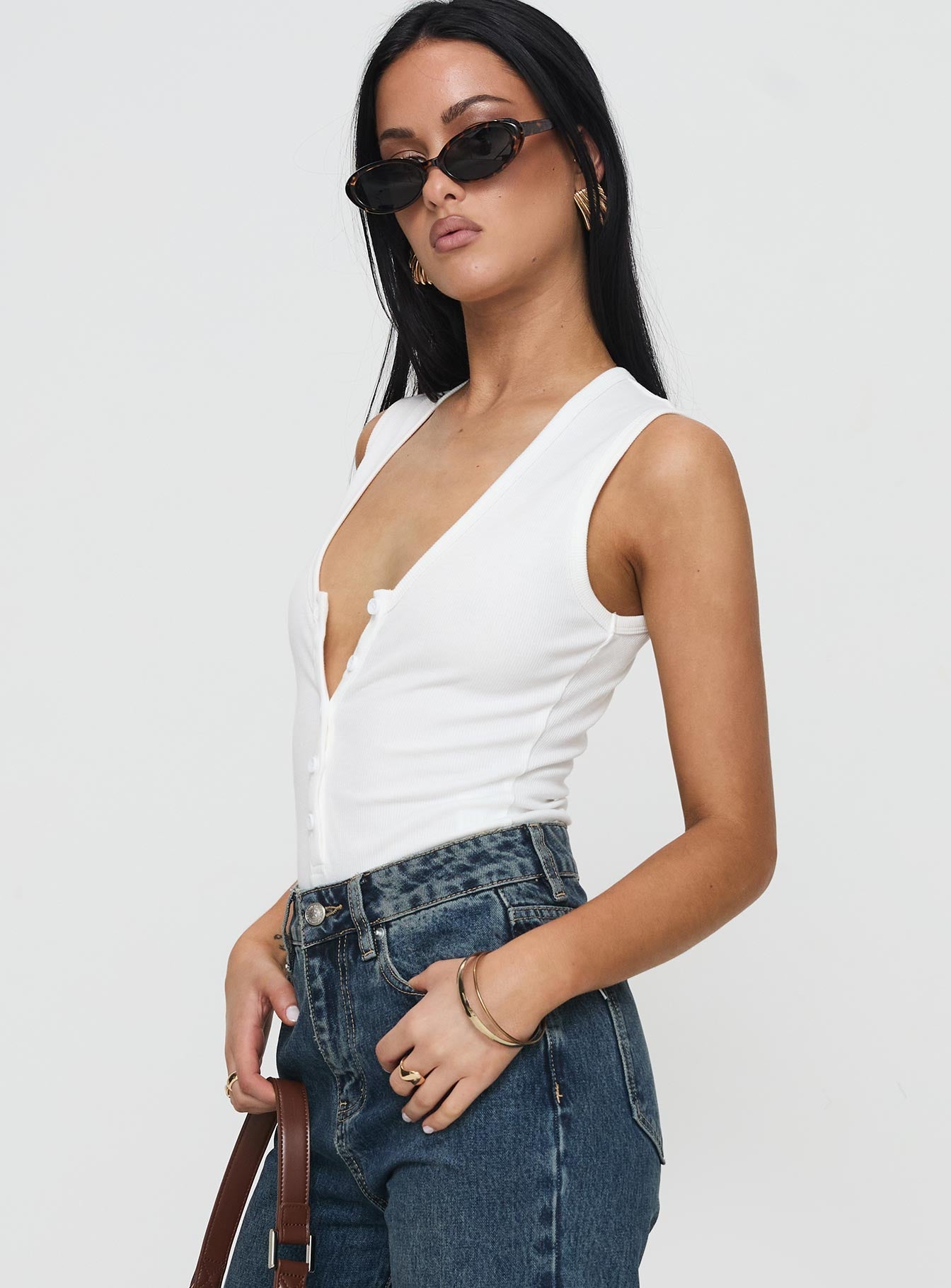 Avahlee Bodysuit White