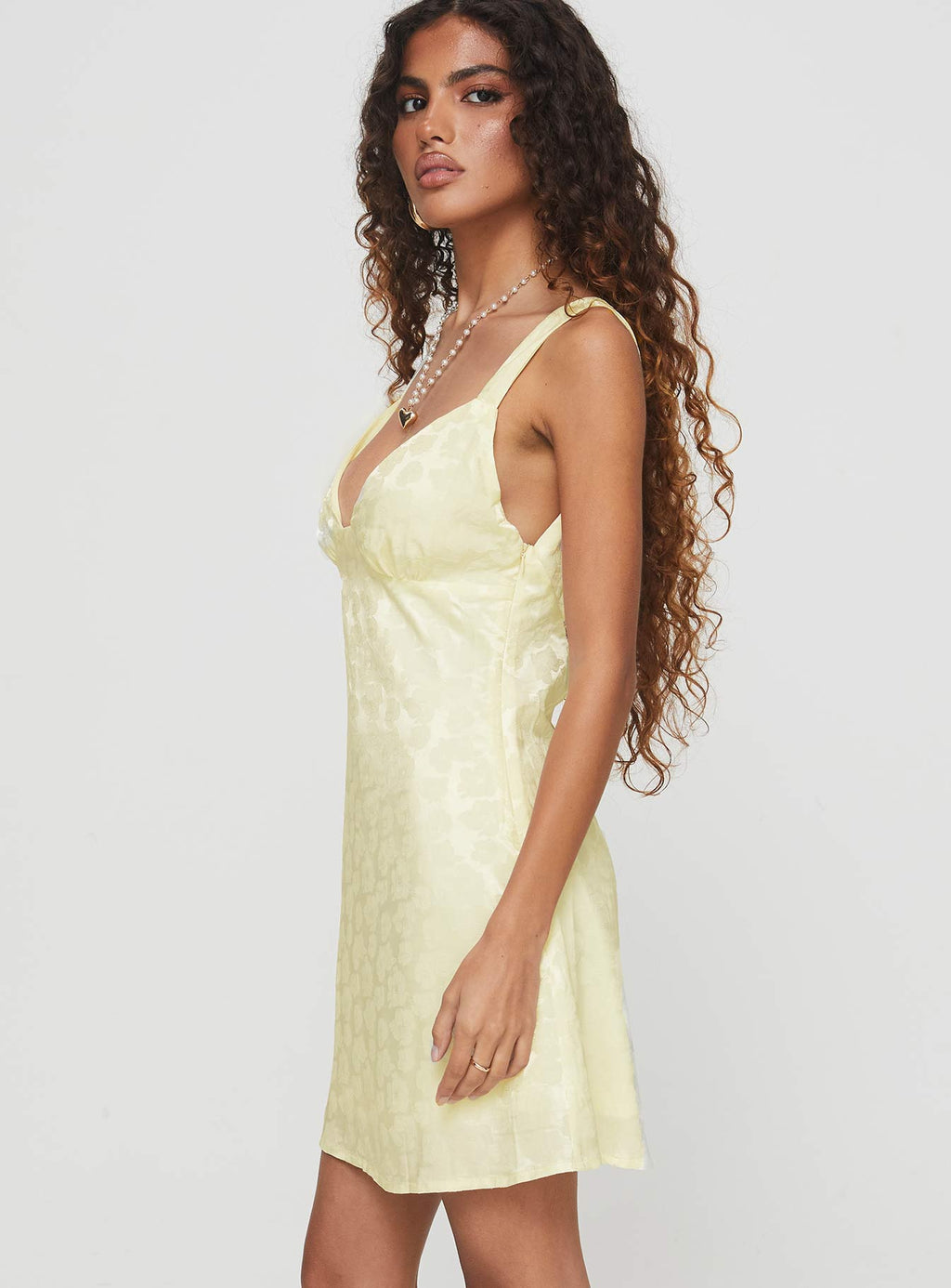 Life In Peace Mini Dress Cream