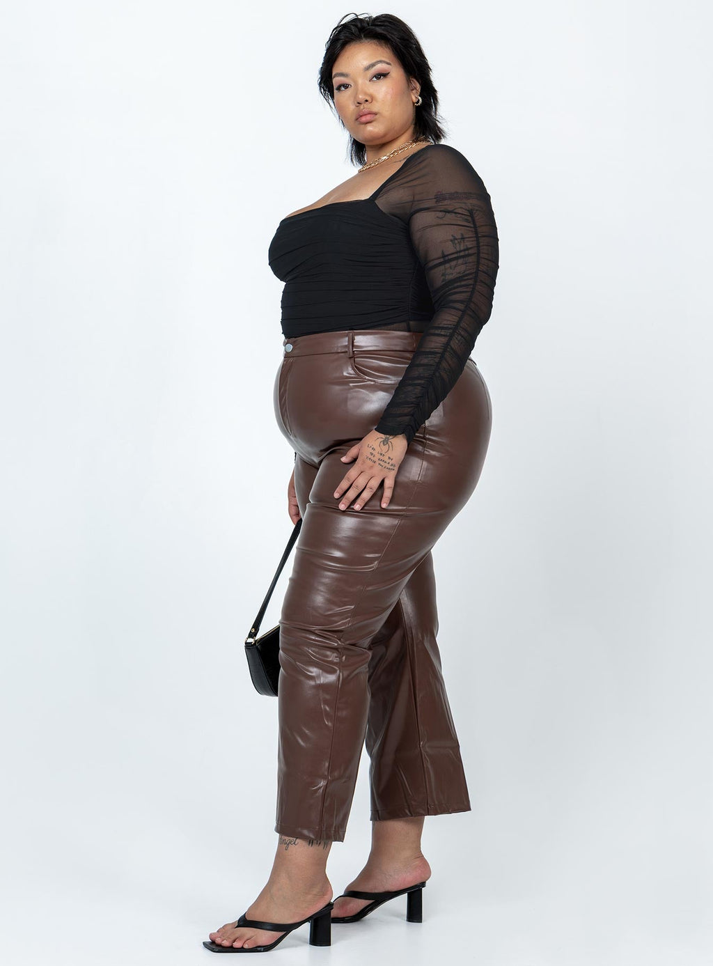 Love Lies Pants Brown Curve