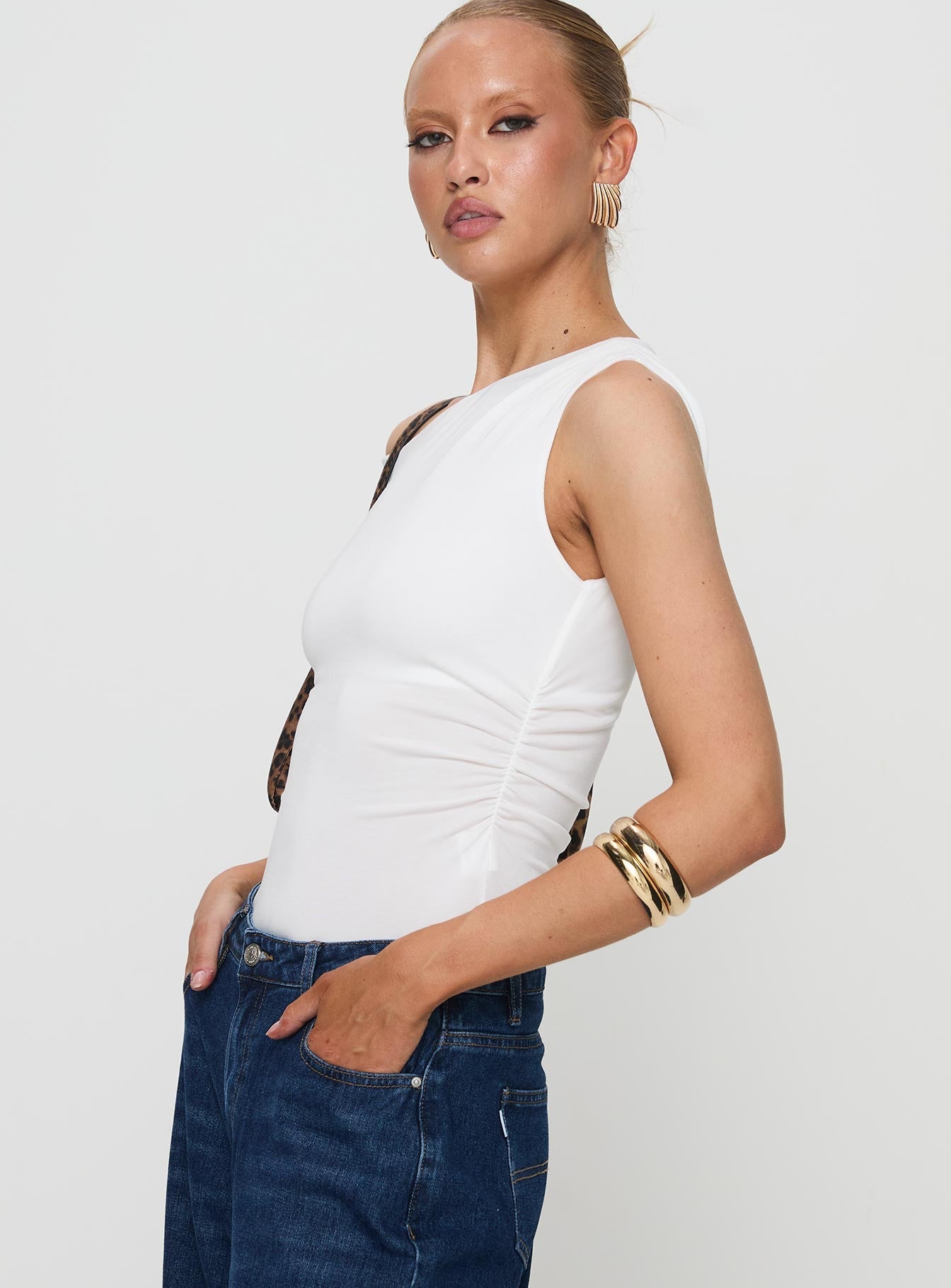 Miyako Bodysuit White