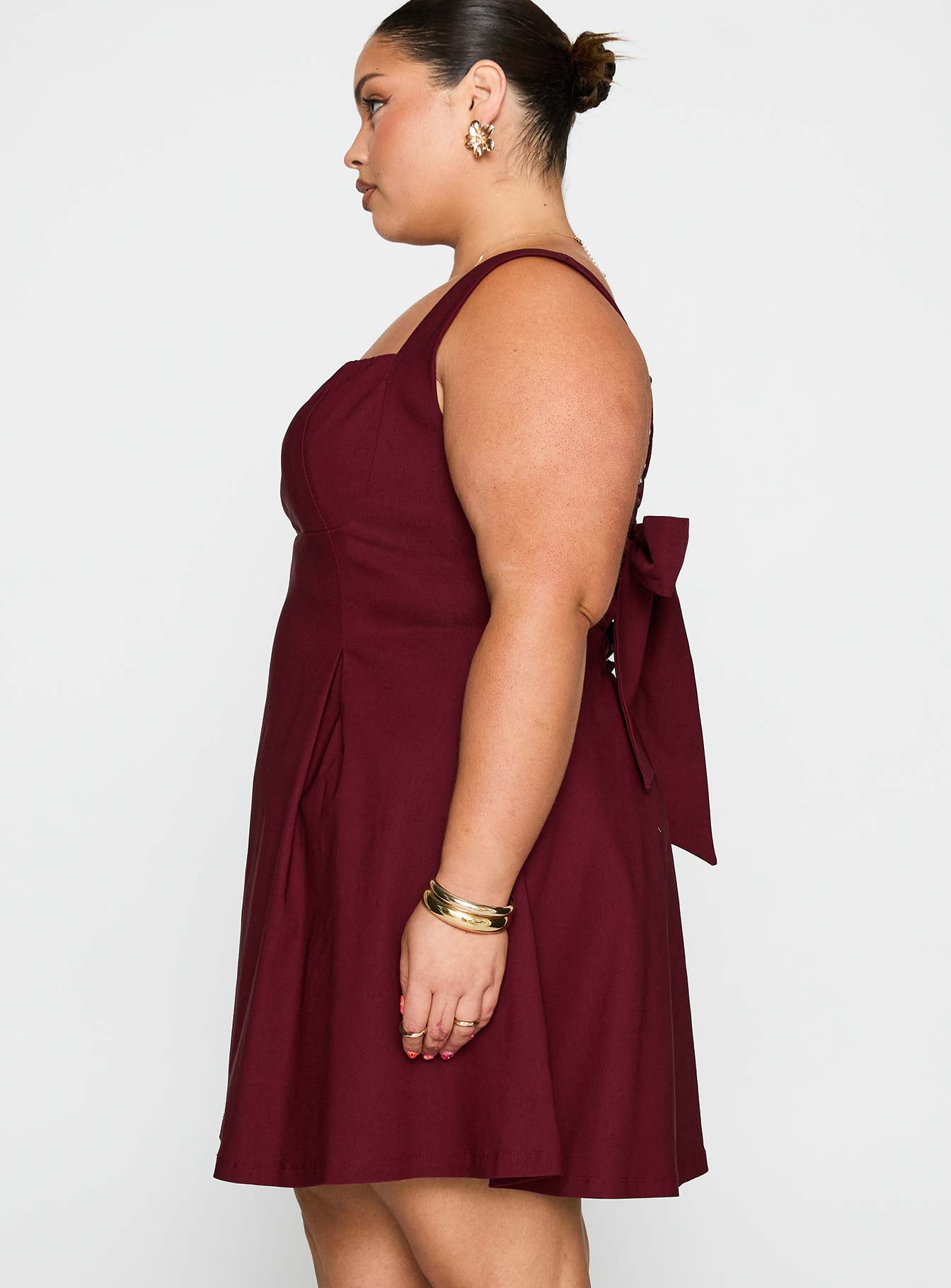 Xanthus Mini Dress Red Curve