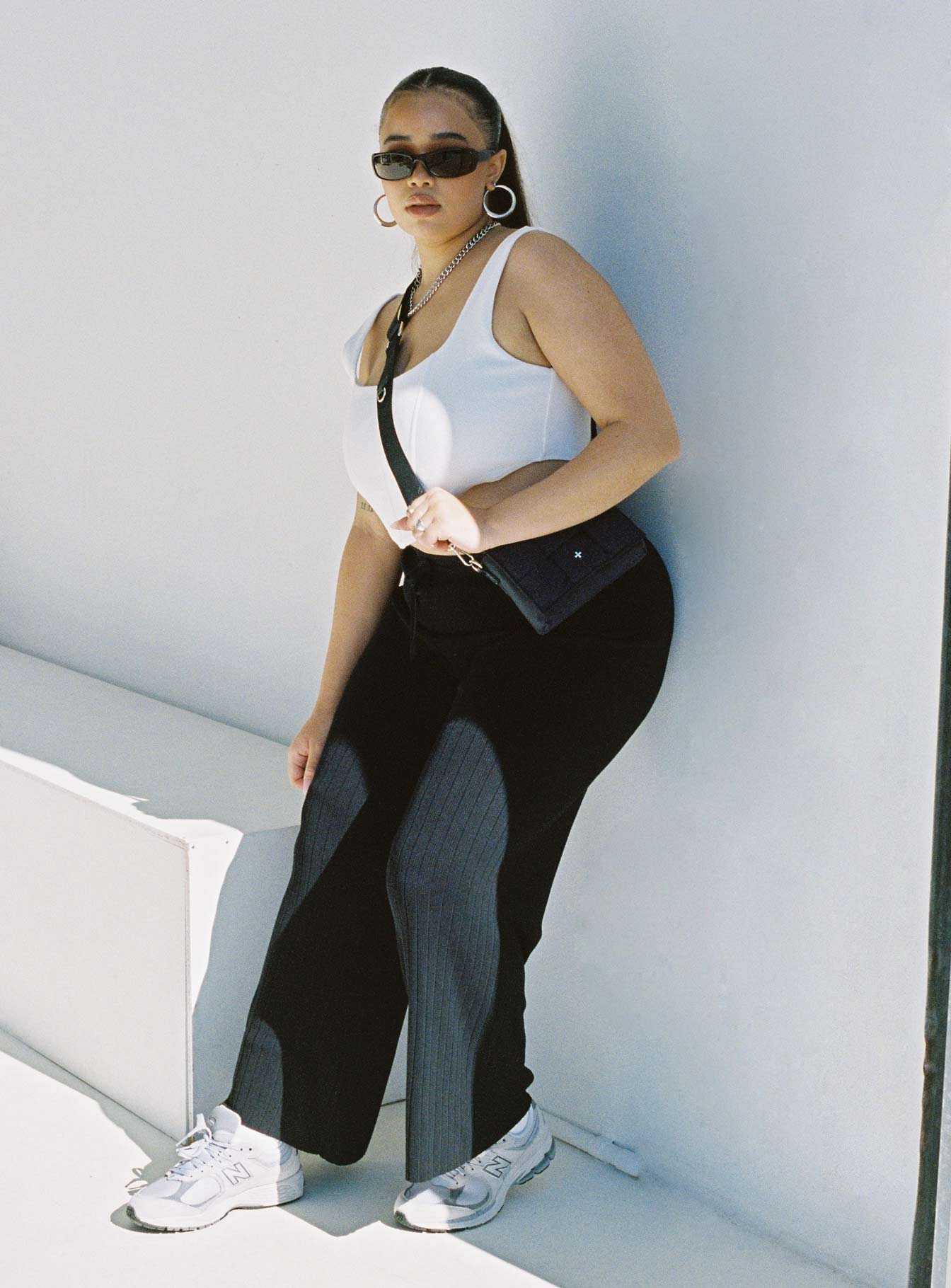 Majid Pants Black Curve