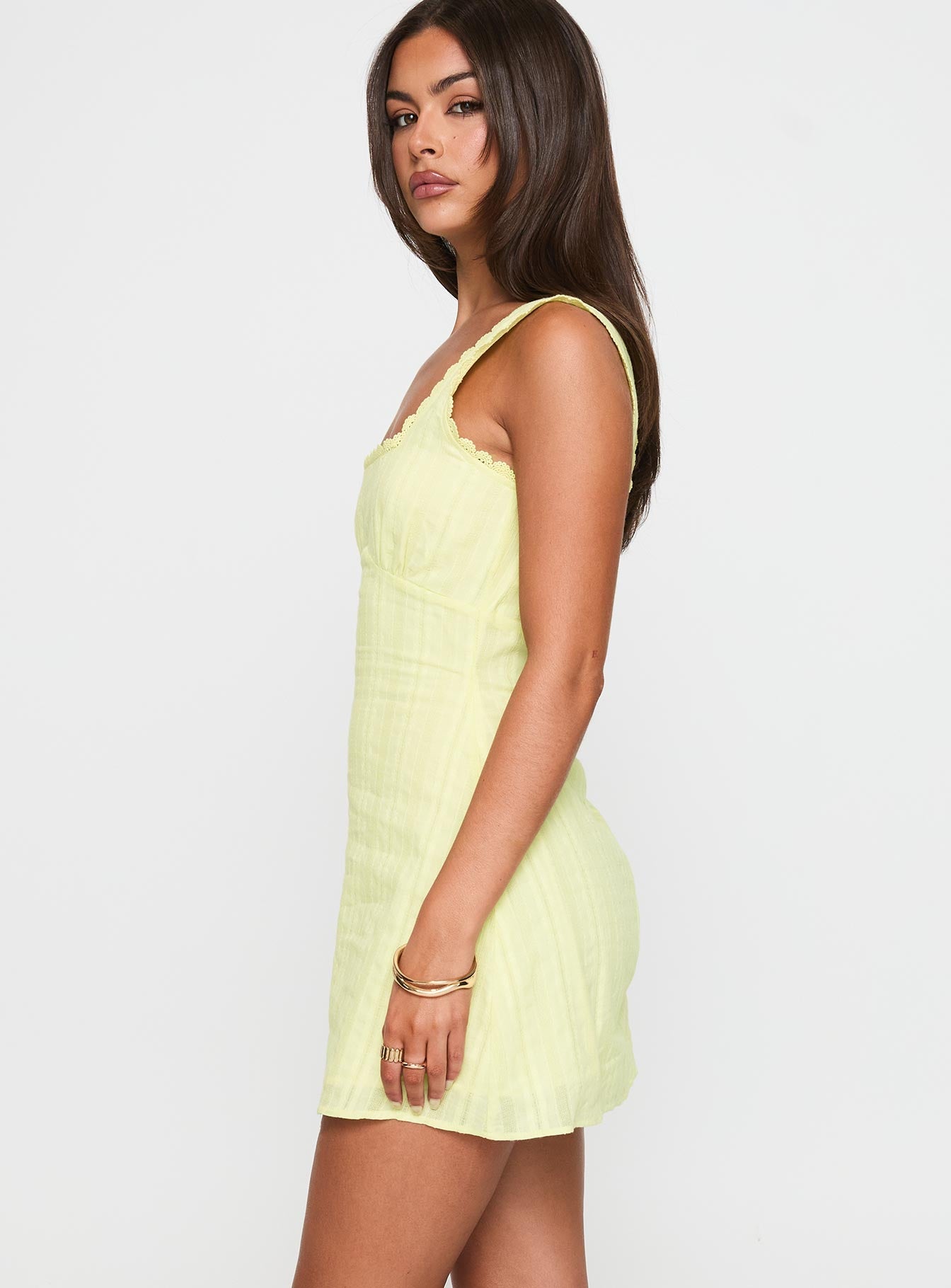 Dasha Mini Dress Lemon
