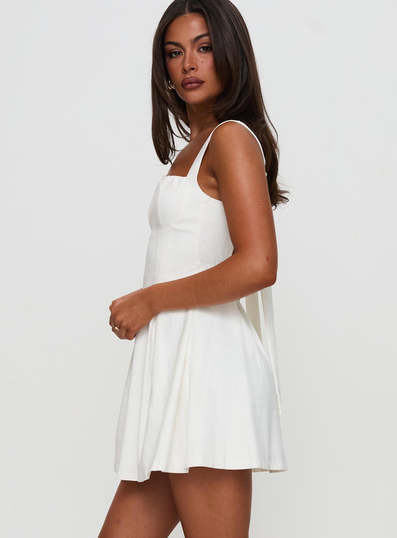 Xanthus Mini Dress White