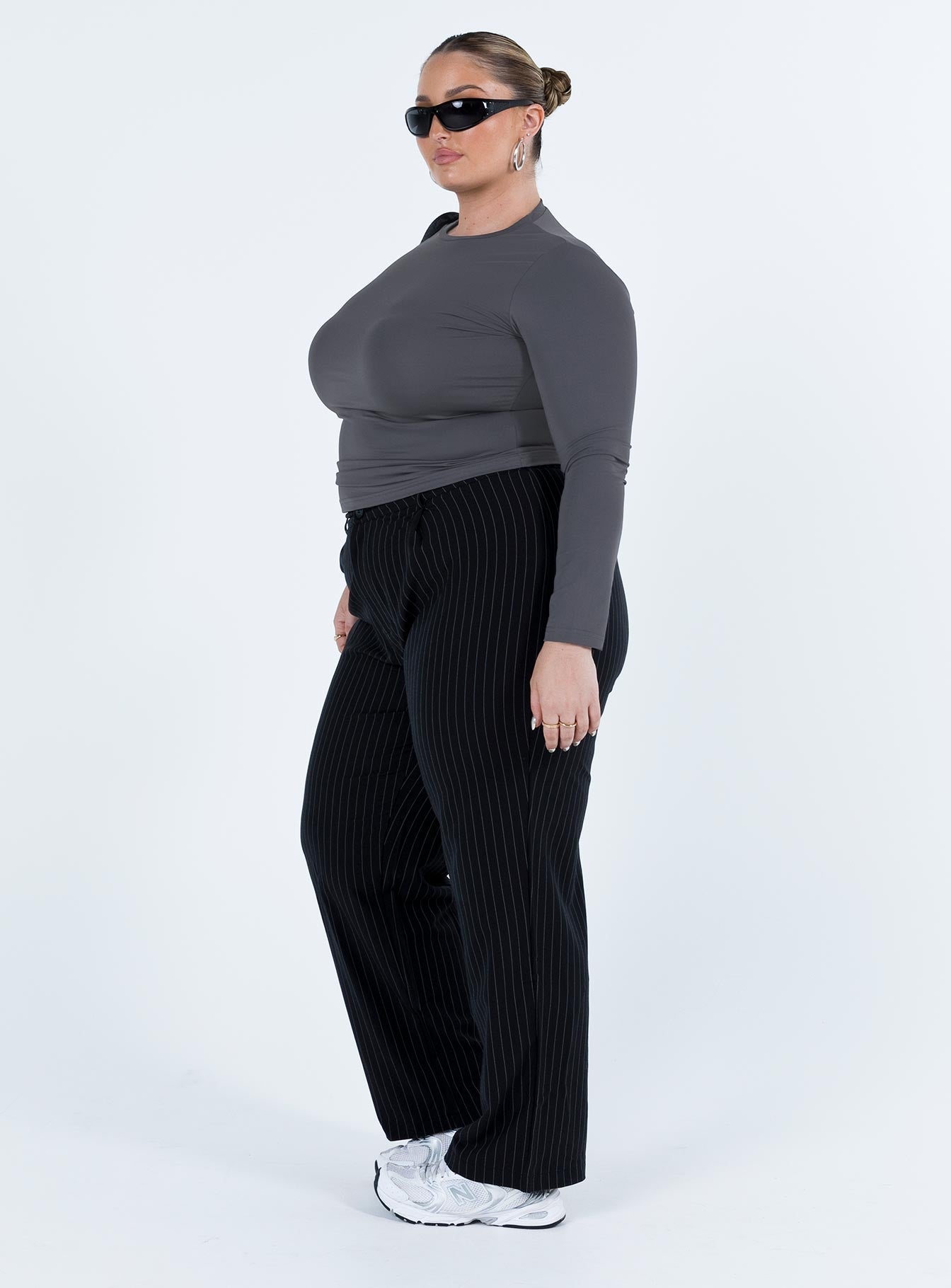 Titius Pants Black Curve