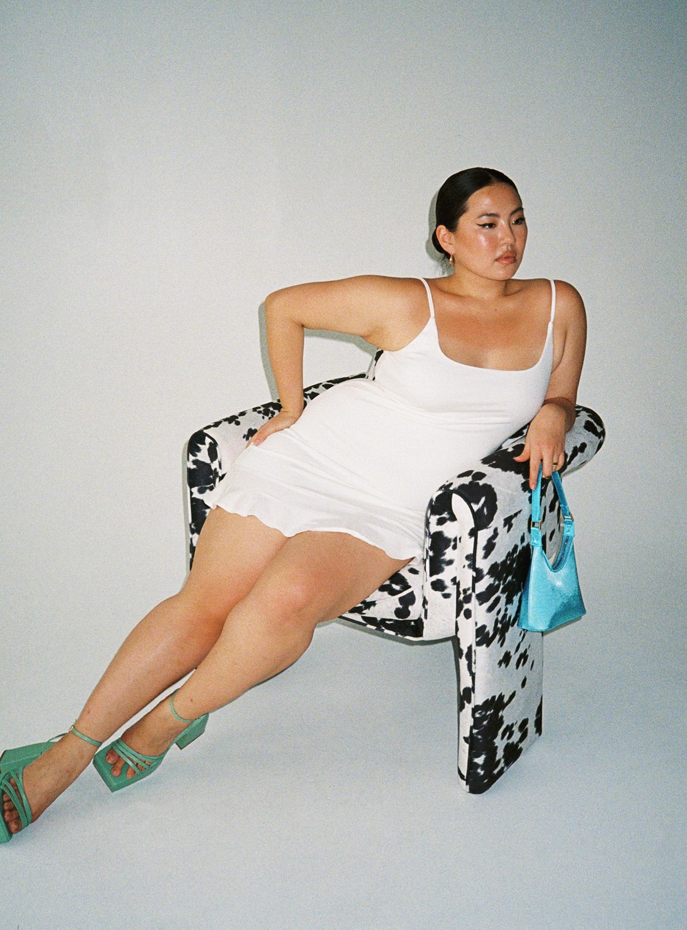 Kiribati Mini Dress White Curve