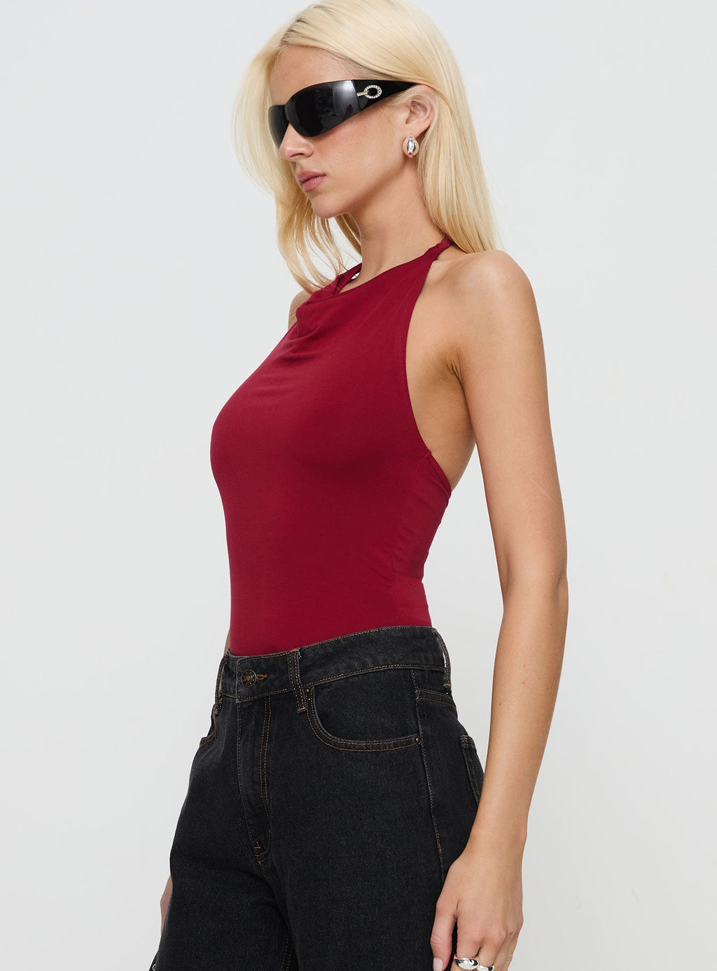 Imposter Bodysuit Cherry Red