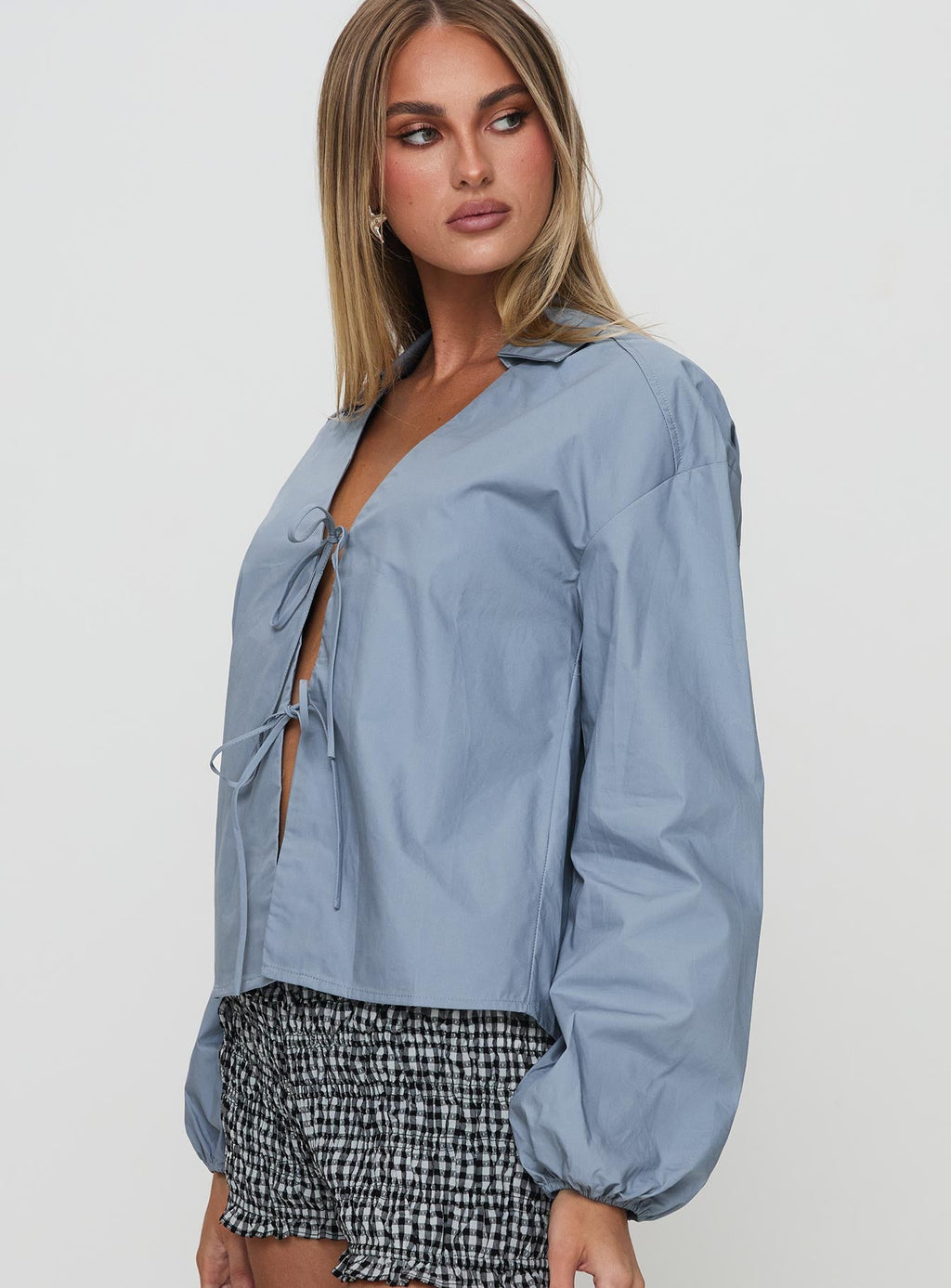 Rinon Long Sleeve Top Steel