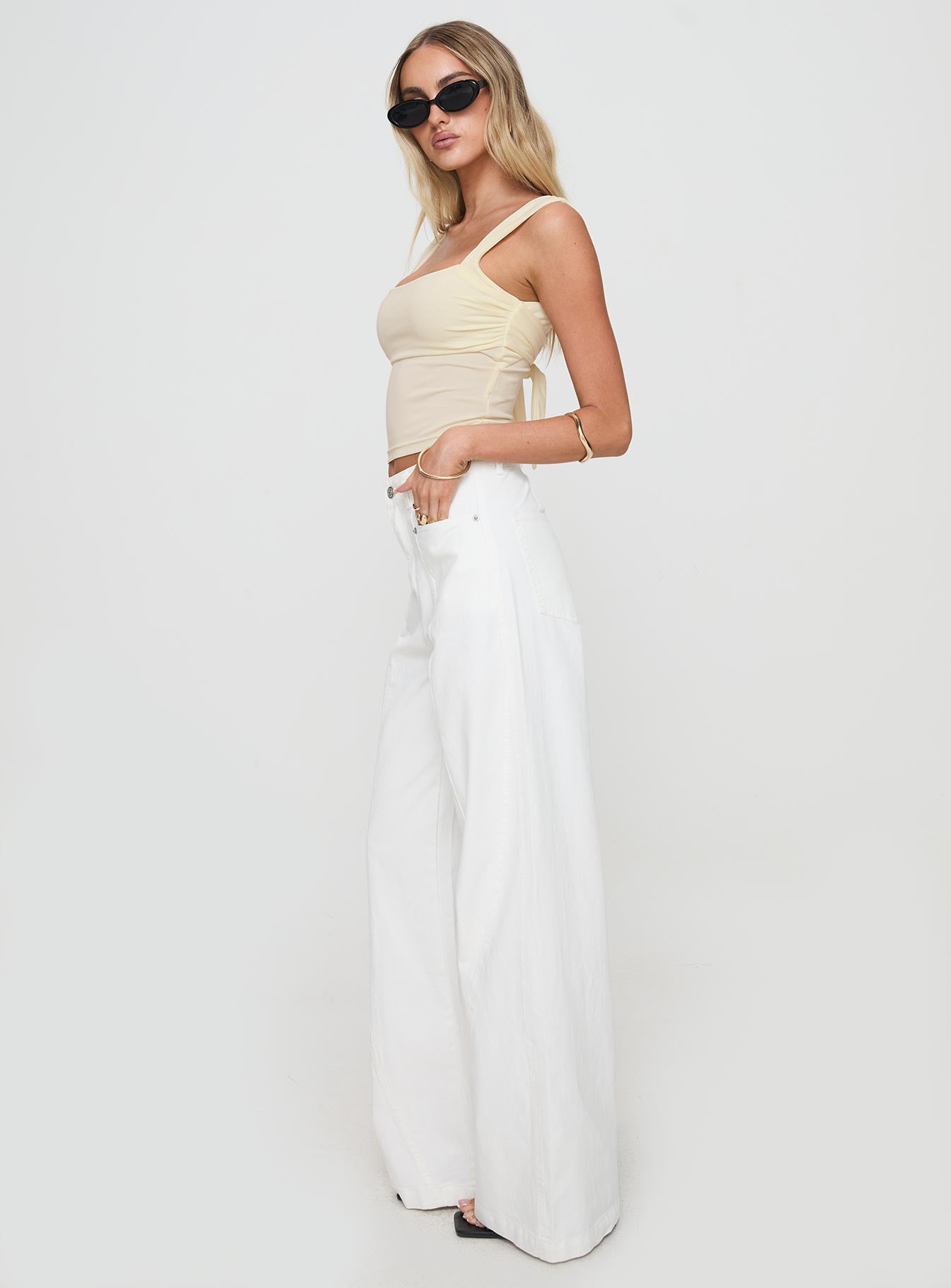 Cool About It Jeans White