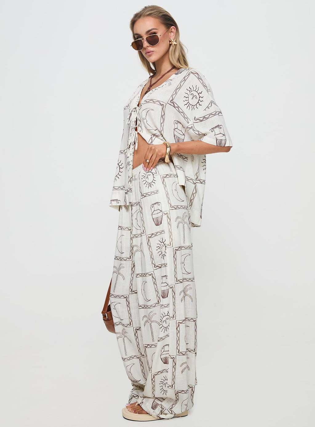 Sun Dream Pants Cream / Multi