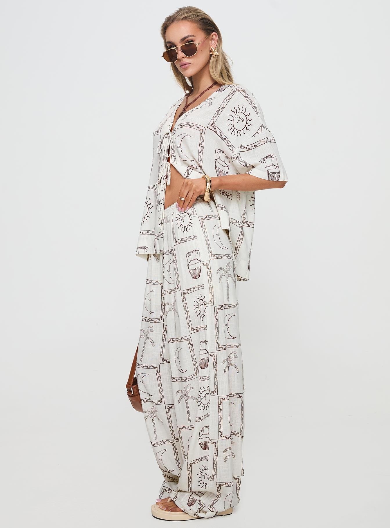 Sun Dream Pants Cream / Multi