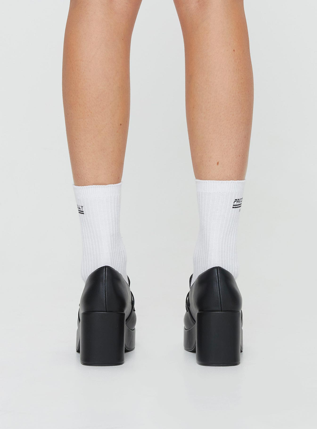 Mai Platform Loafers Black