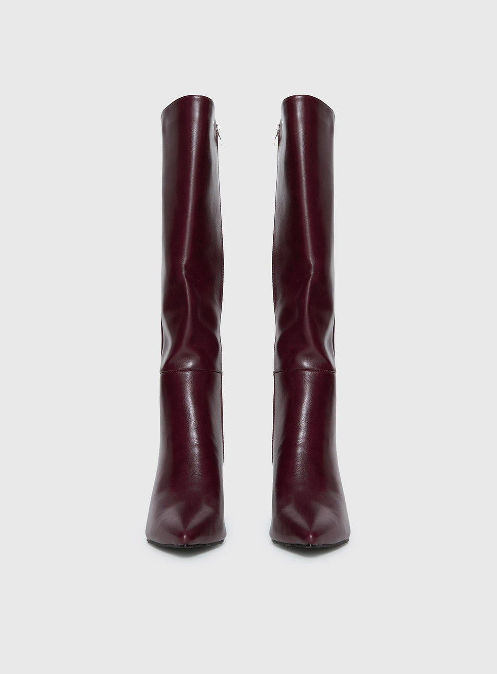 Harrie Knee High Boots Burgundy
