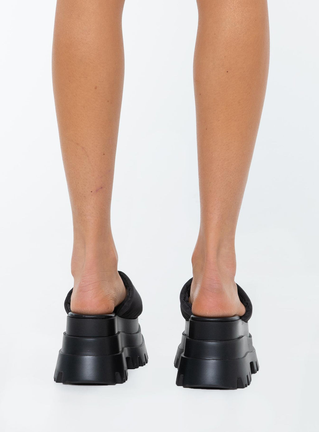 I Bet Platform Sandals Black