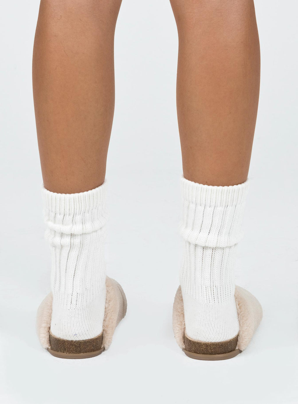 Arline Slide On Flats Beige