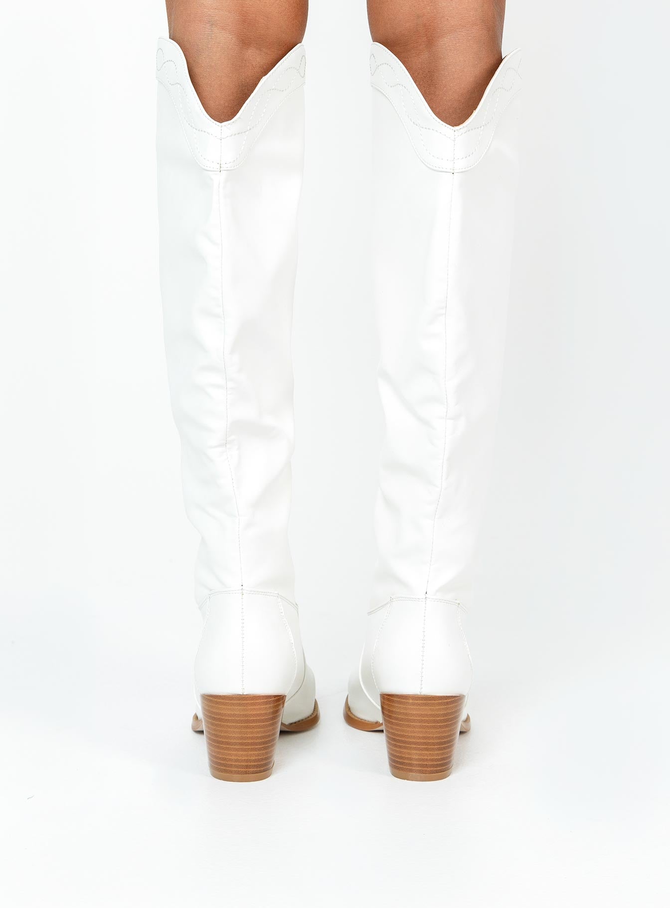 Orleans Western Boot White