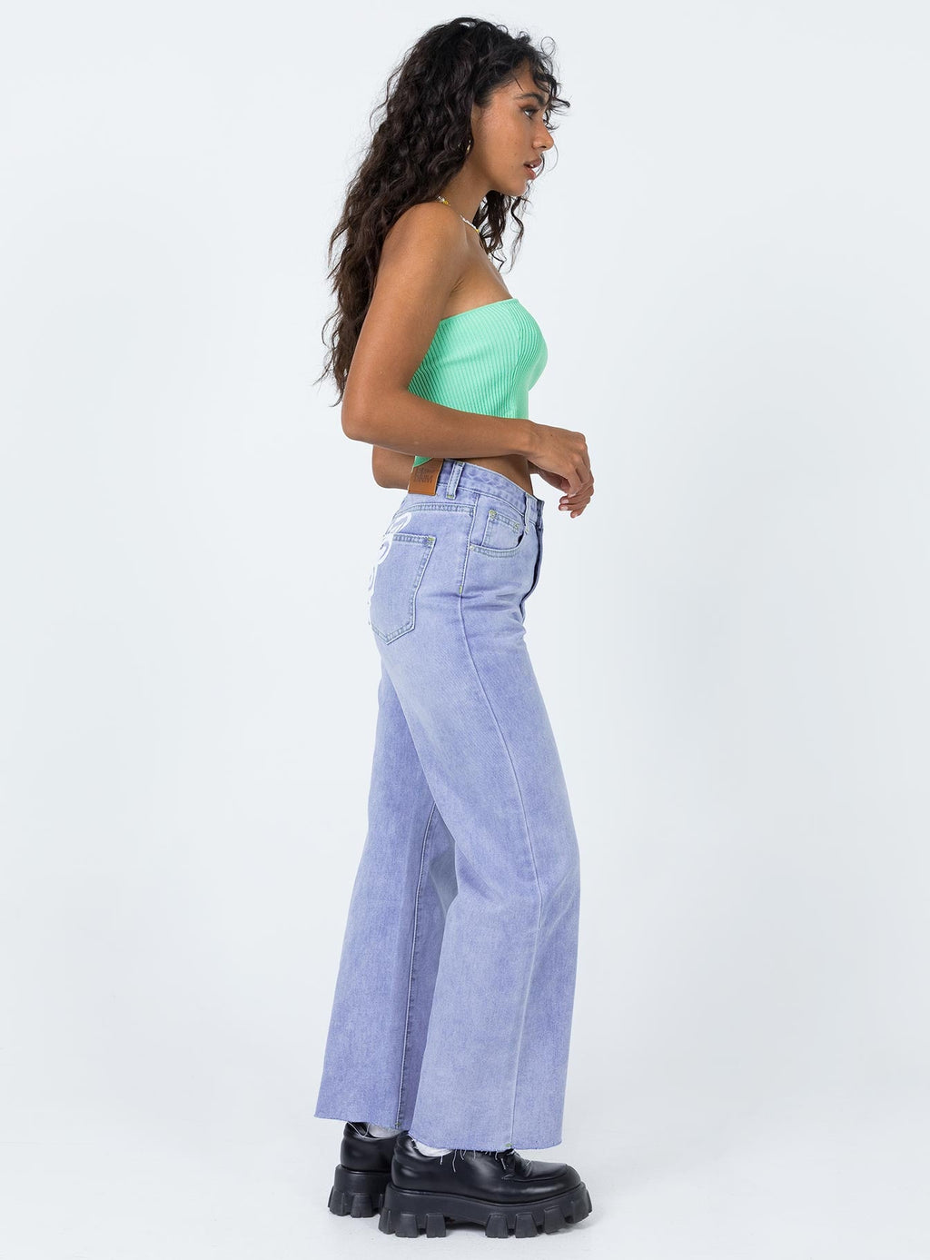 Cece Hammer Butterfly Back Denim Jeans