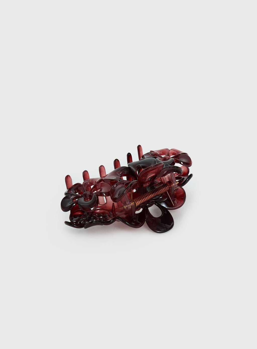 Lights Up Claw Clip Burgundy