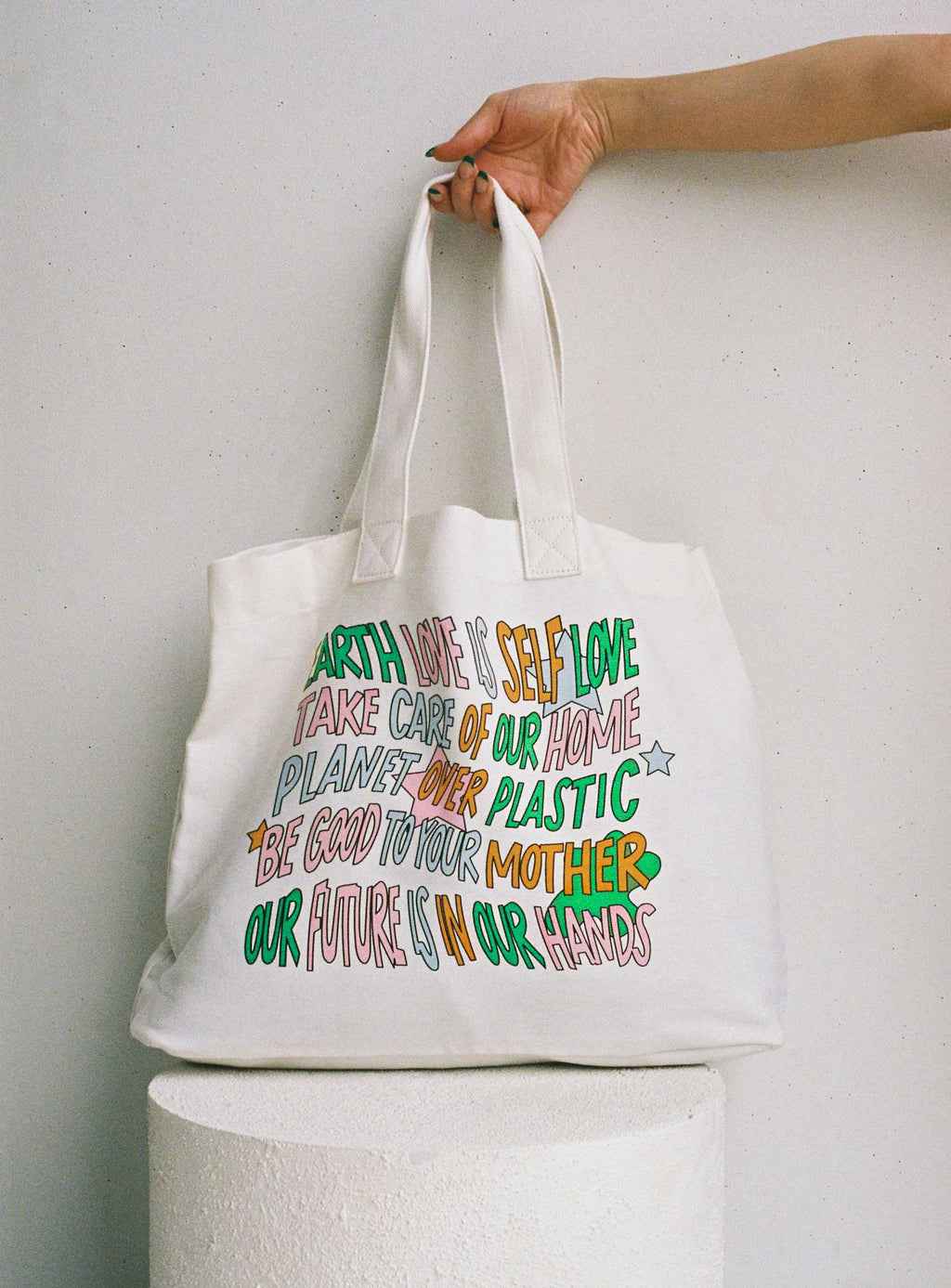Be Kind Charity Tote White / Multi