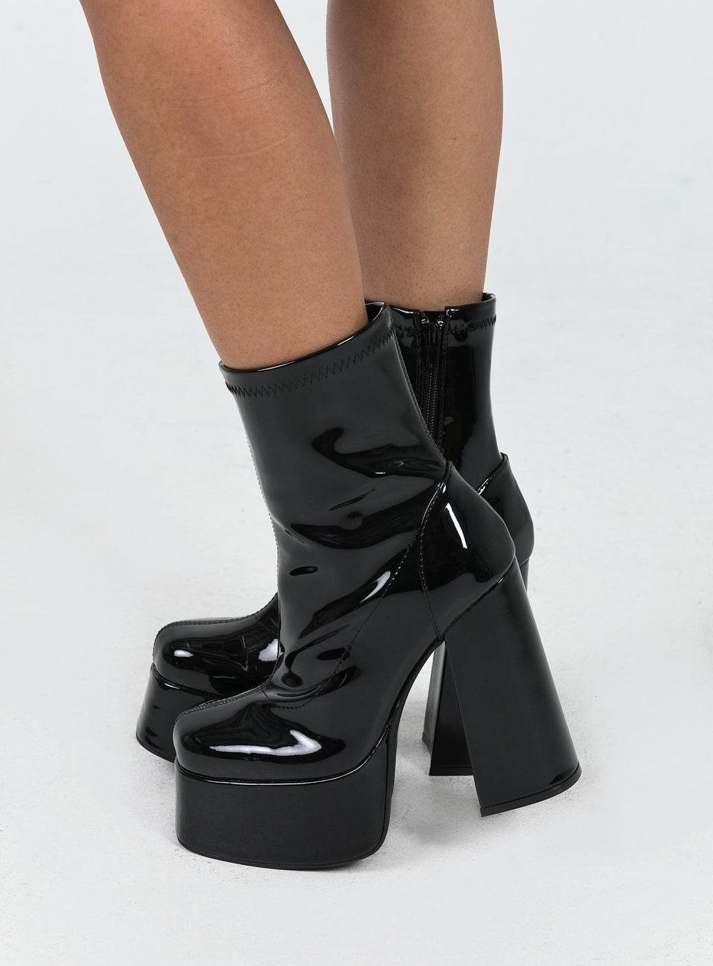Libby Platform Boots Black
