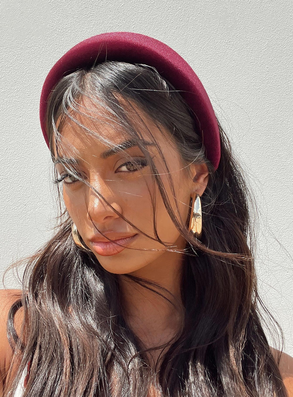 Cotter Headband Burgundy