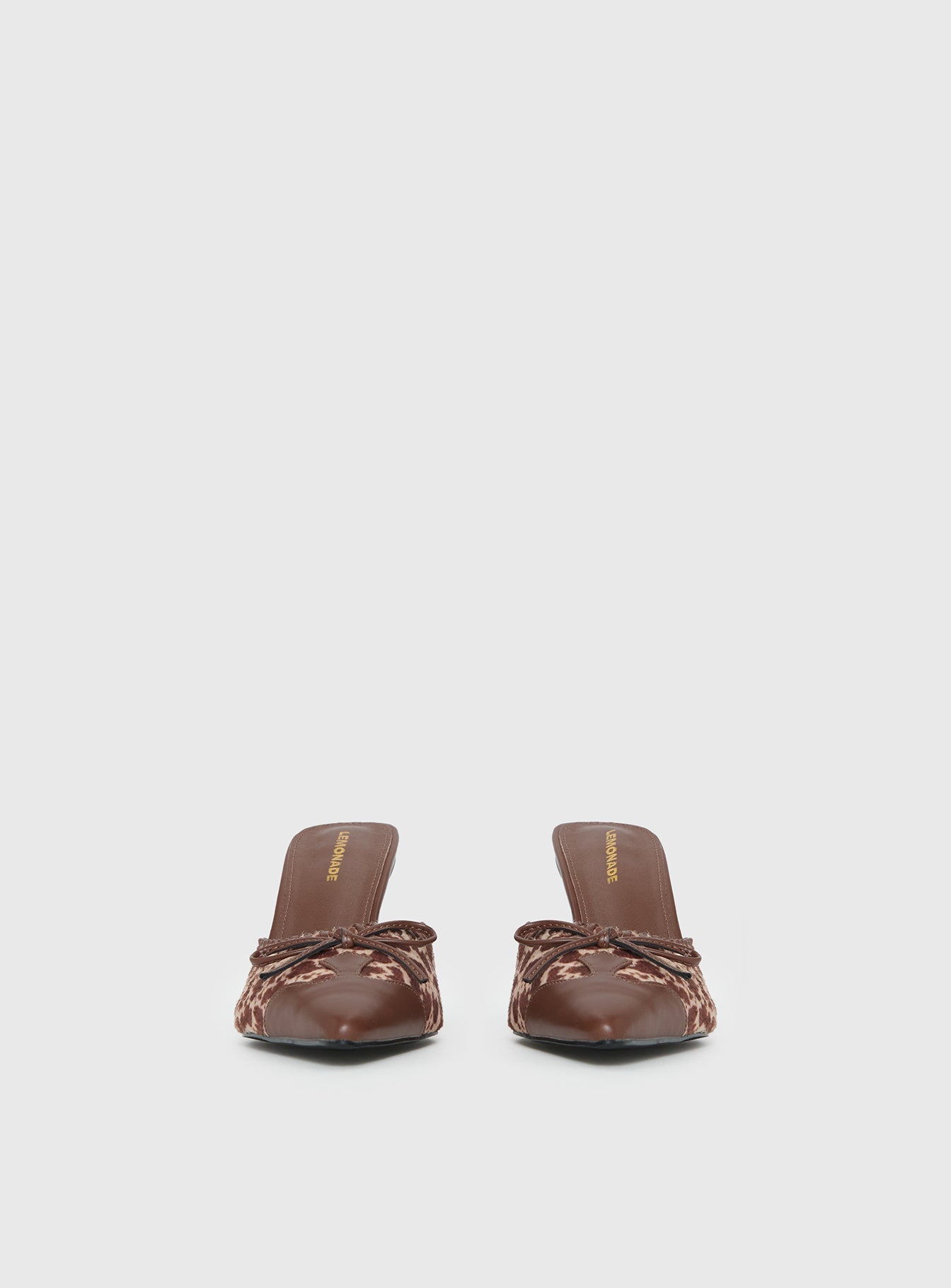 Boardroom Pointed Toe Heels Caramel Cow