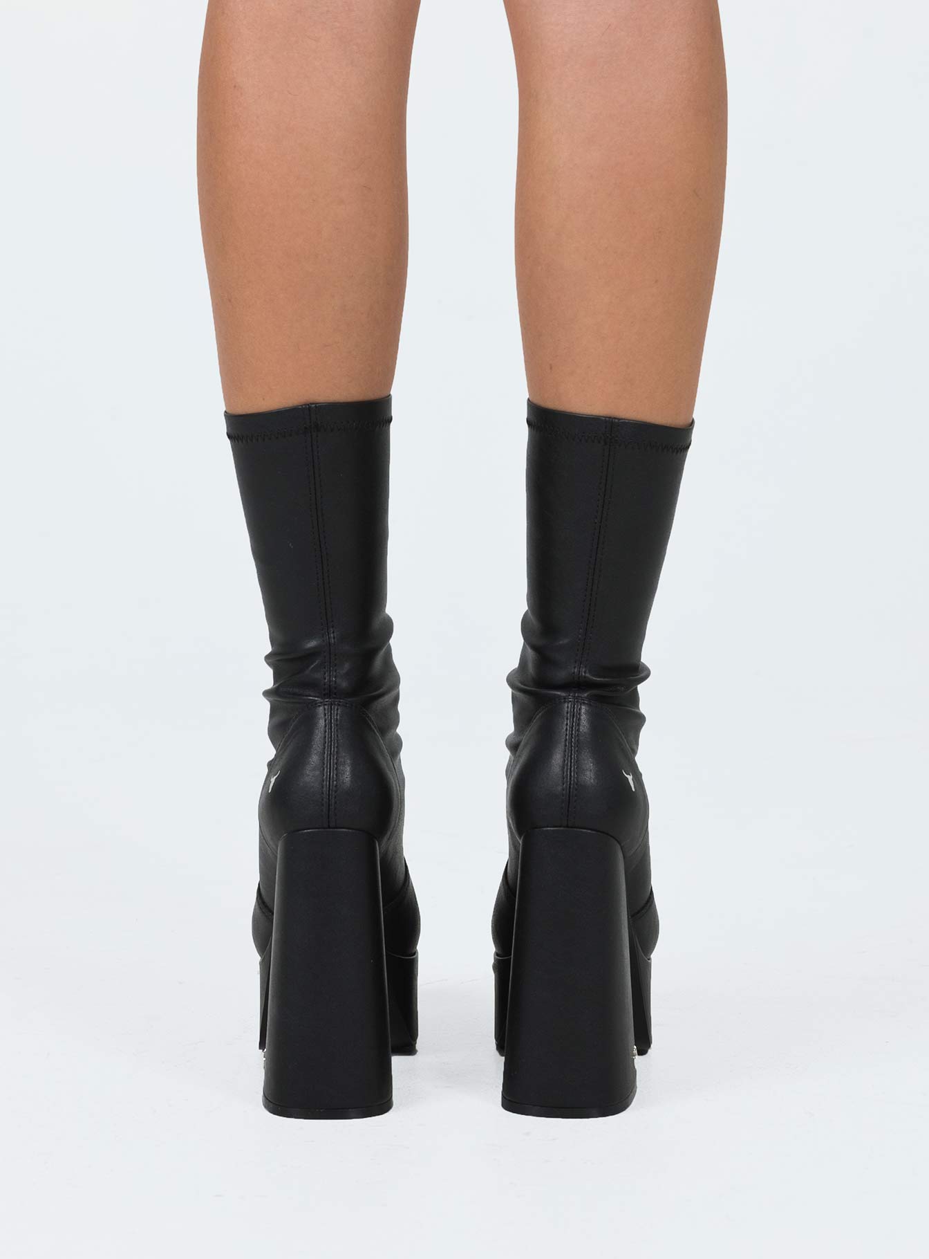 Windsor Smith Angelz Platform Boots Black