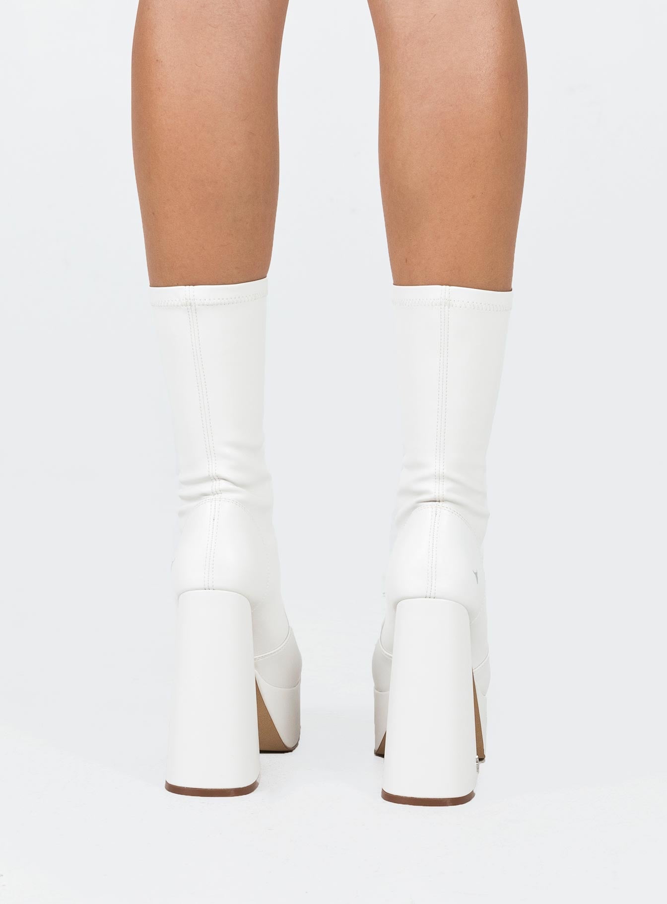 Windsor Smith Angelz Platform Boots Snow