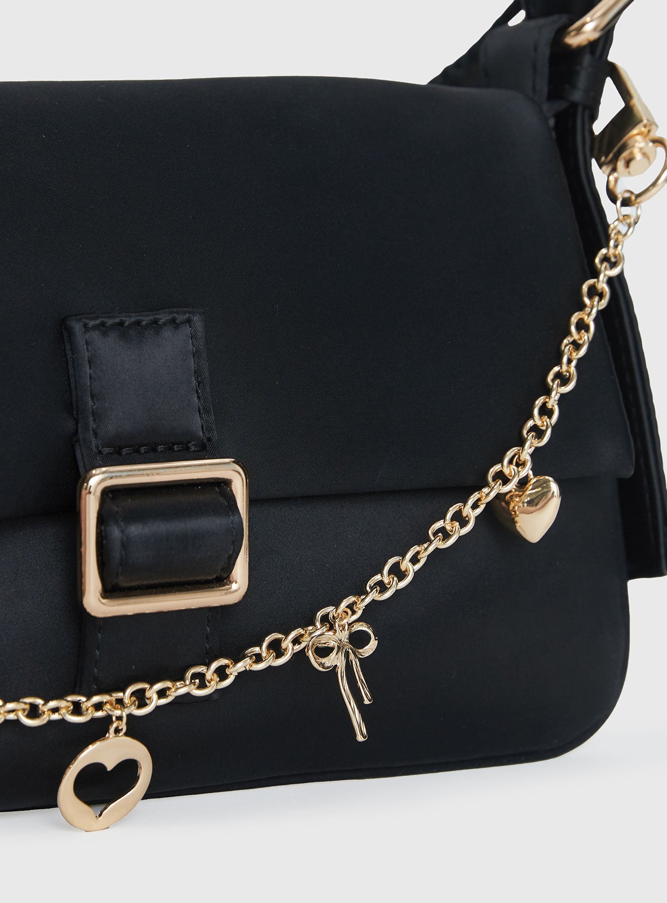 Lucky Charm Bag Charm Gold