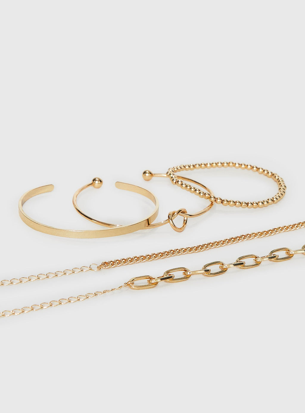 Over Here Bracelet Set Gold