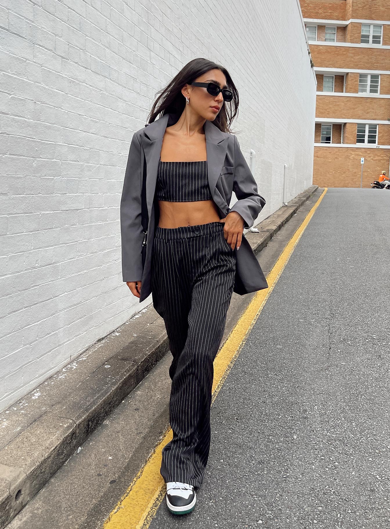 Talisa Oversized Blazer Grey