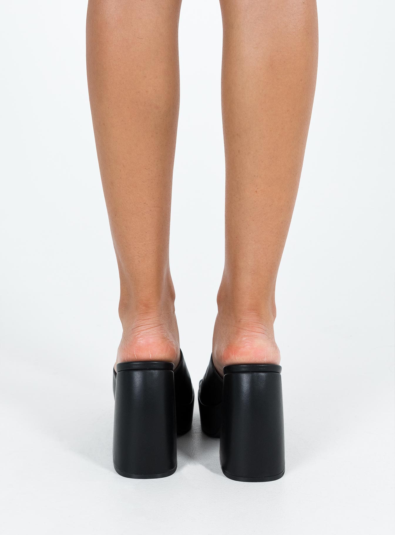 Hazel Platform Heels Black