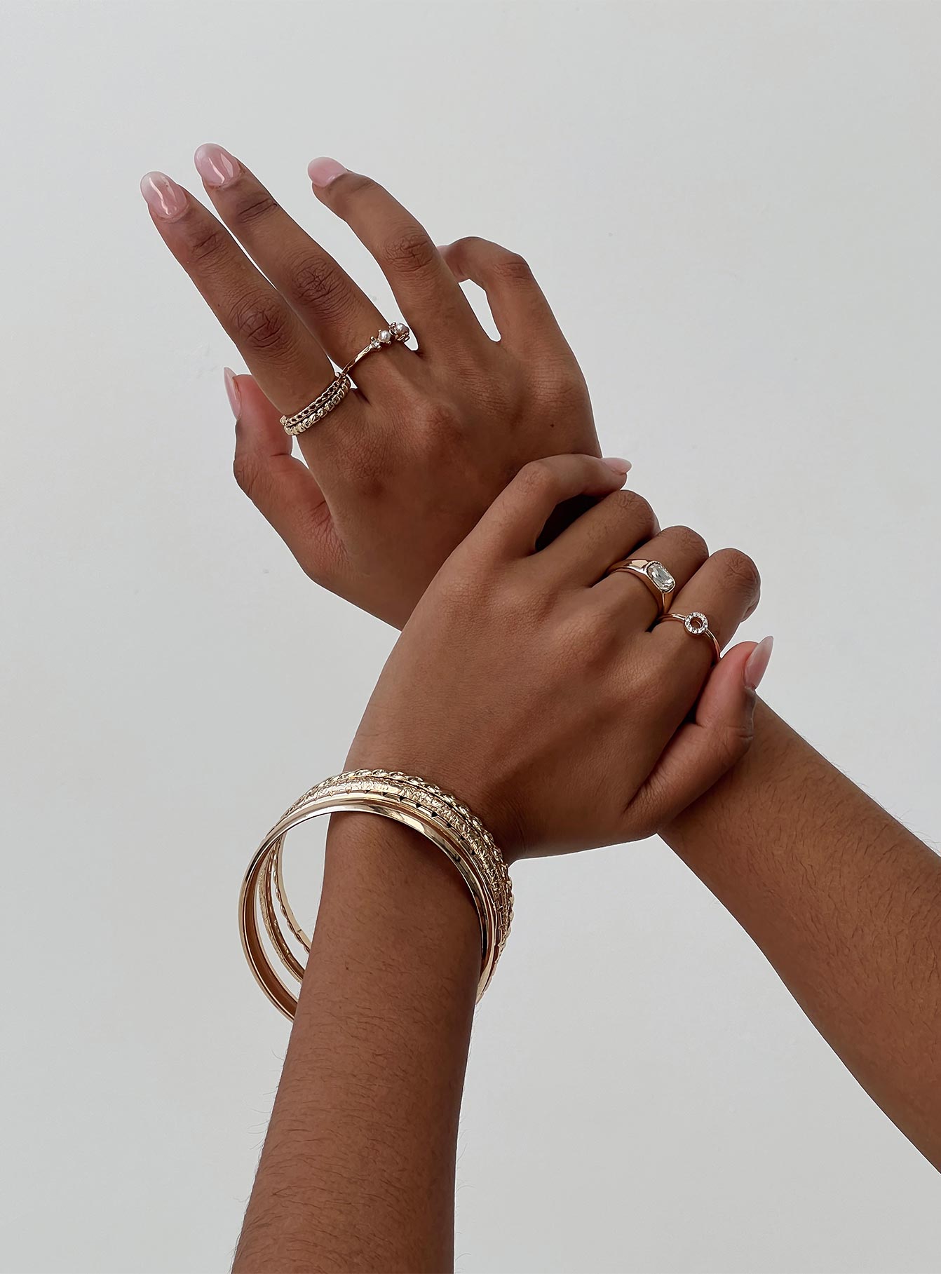 Matea Bracelet Pack Gold