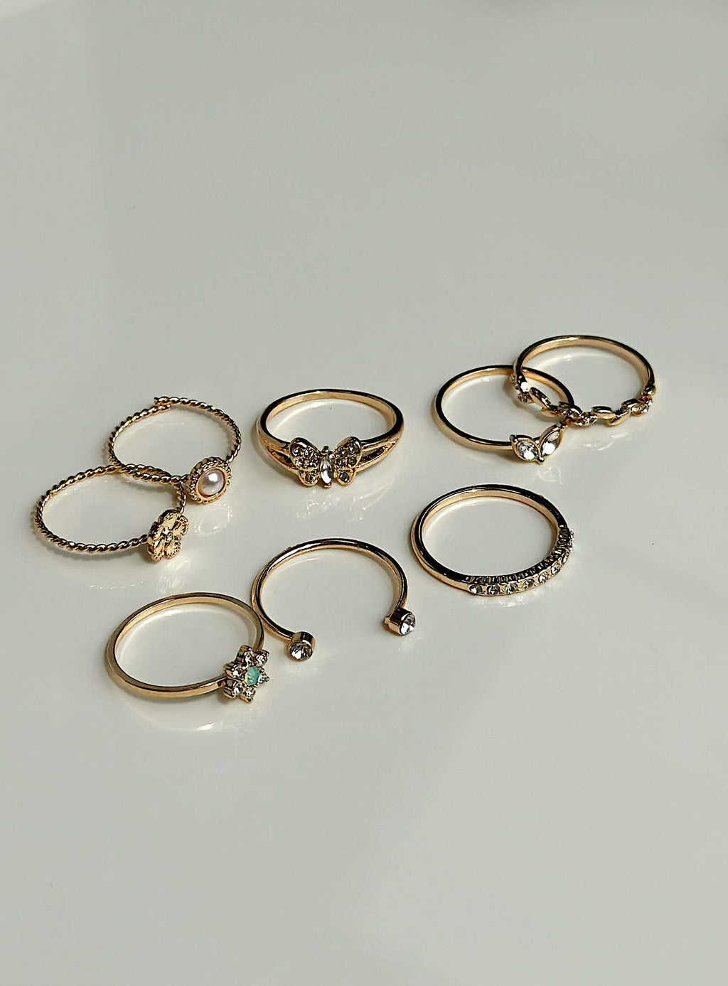 Corrina Ring Pack Gold