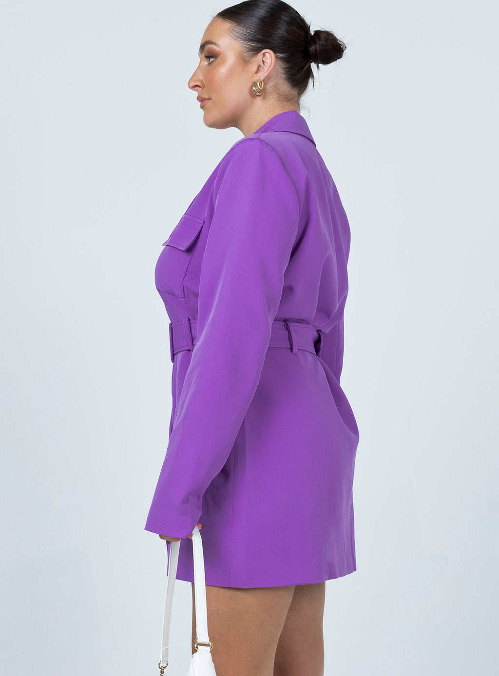 Steinway Mini Dress Purple