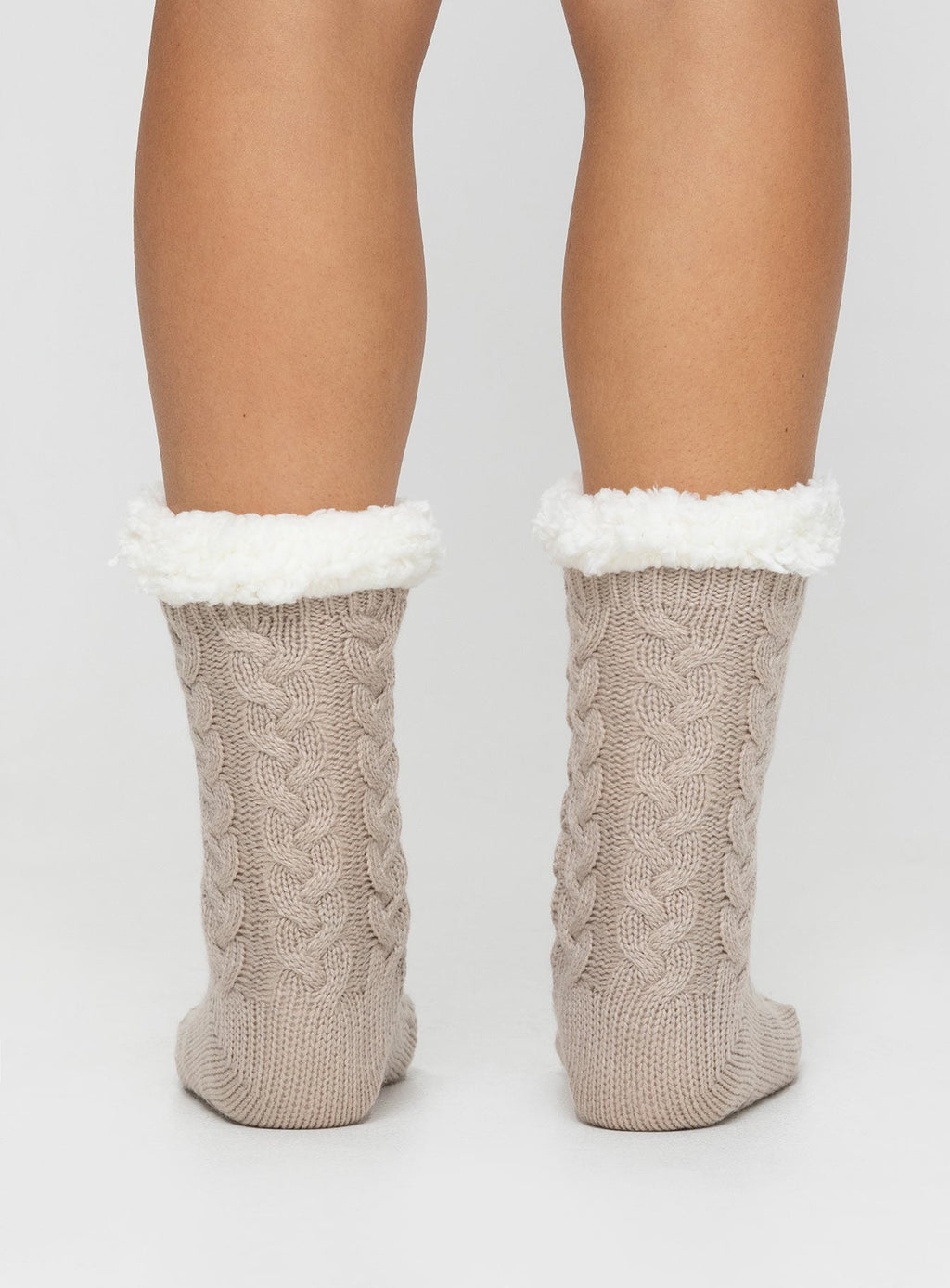 Warm Up Socks Beige