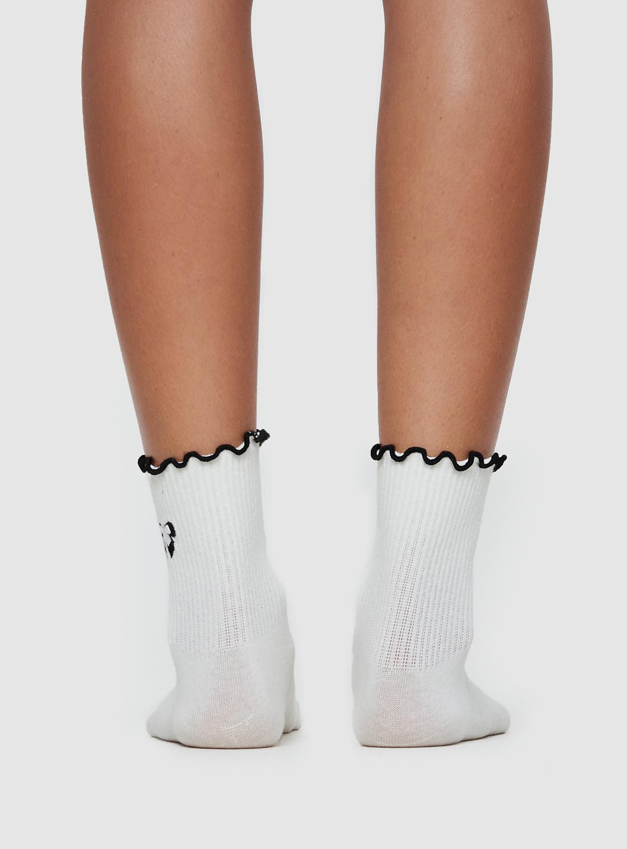 Ysabel Socks White / Black