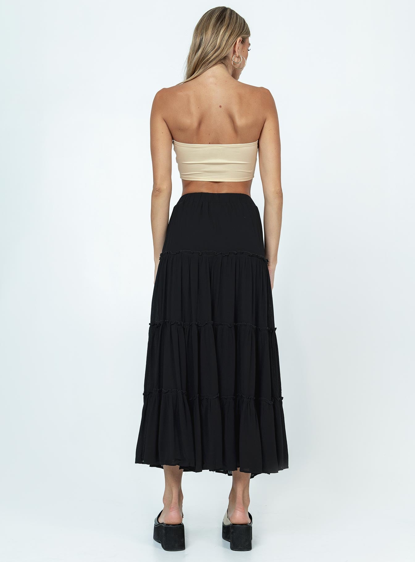 Miriah Maxi Skirt Black
