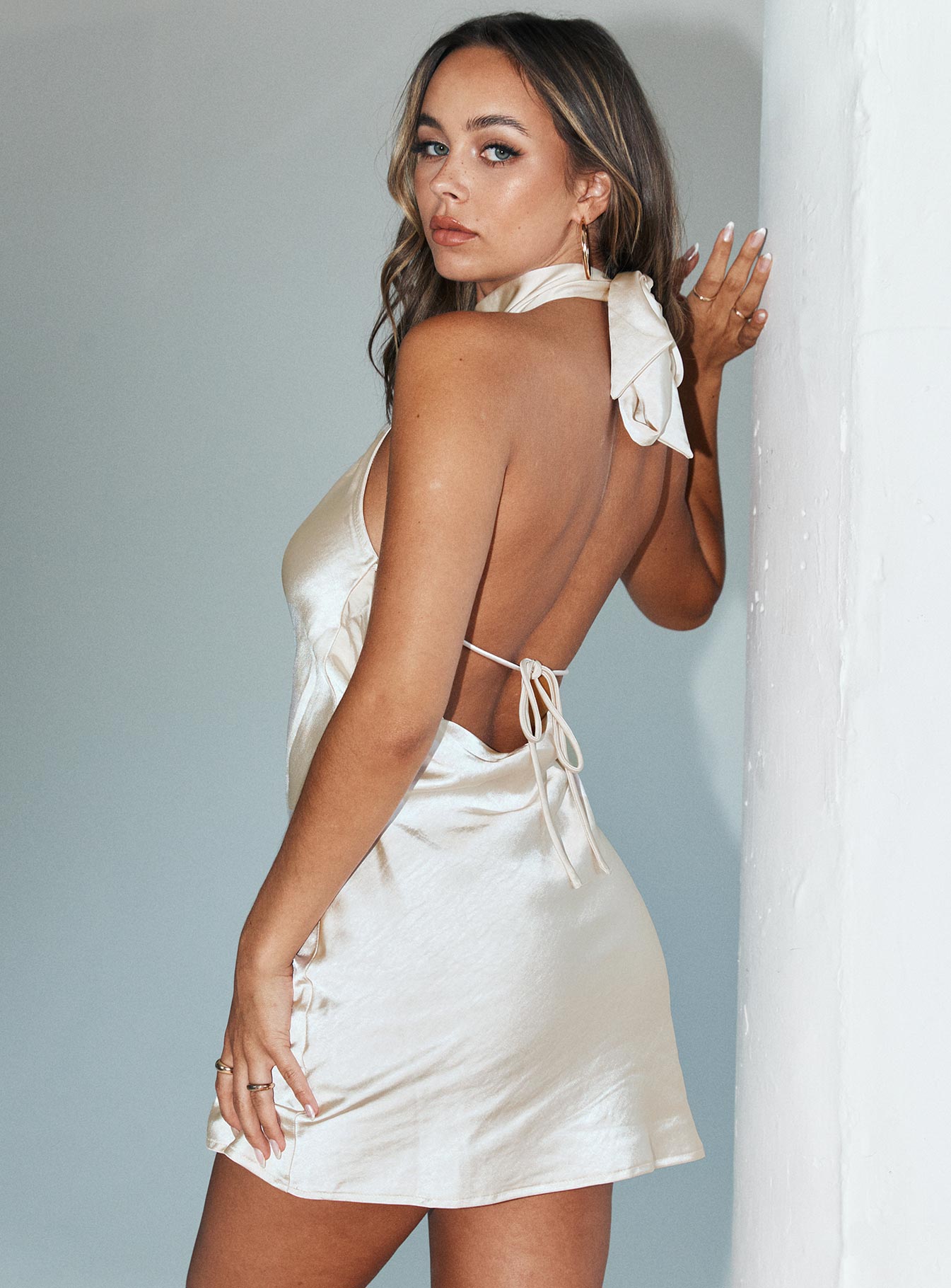 Judy Mini Dress Champagne