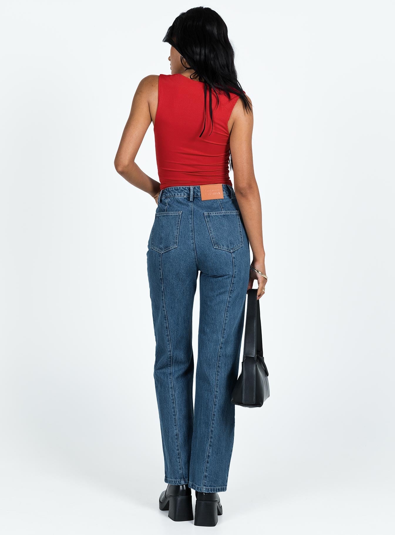 Kirk Straight Leg Jeans Dark Wash Denim