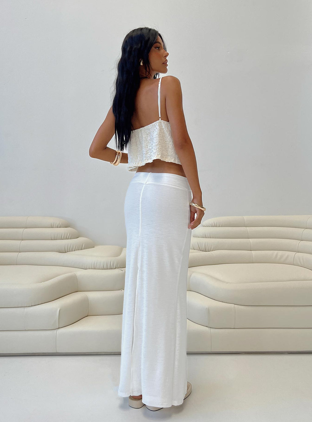 Sunshine Baby Maxi Skirt White