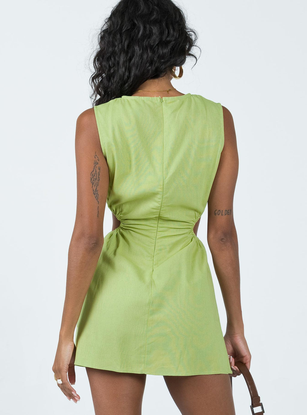 Mayzie Mini Dress Green