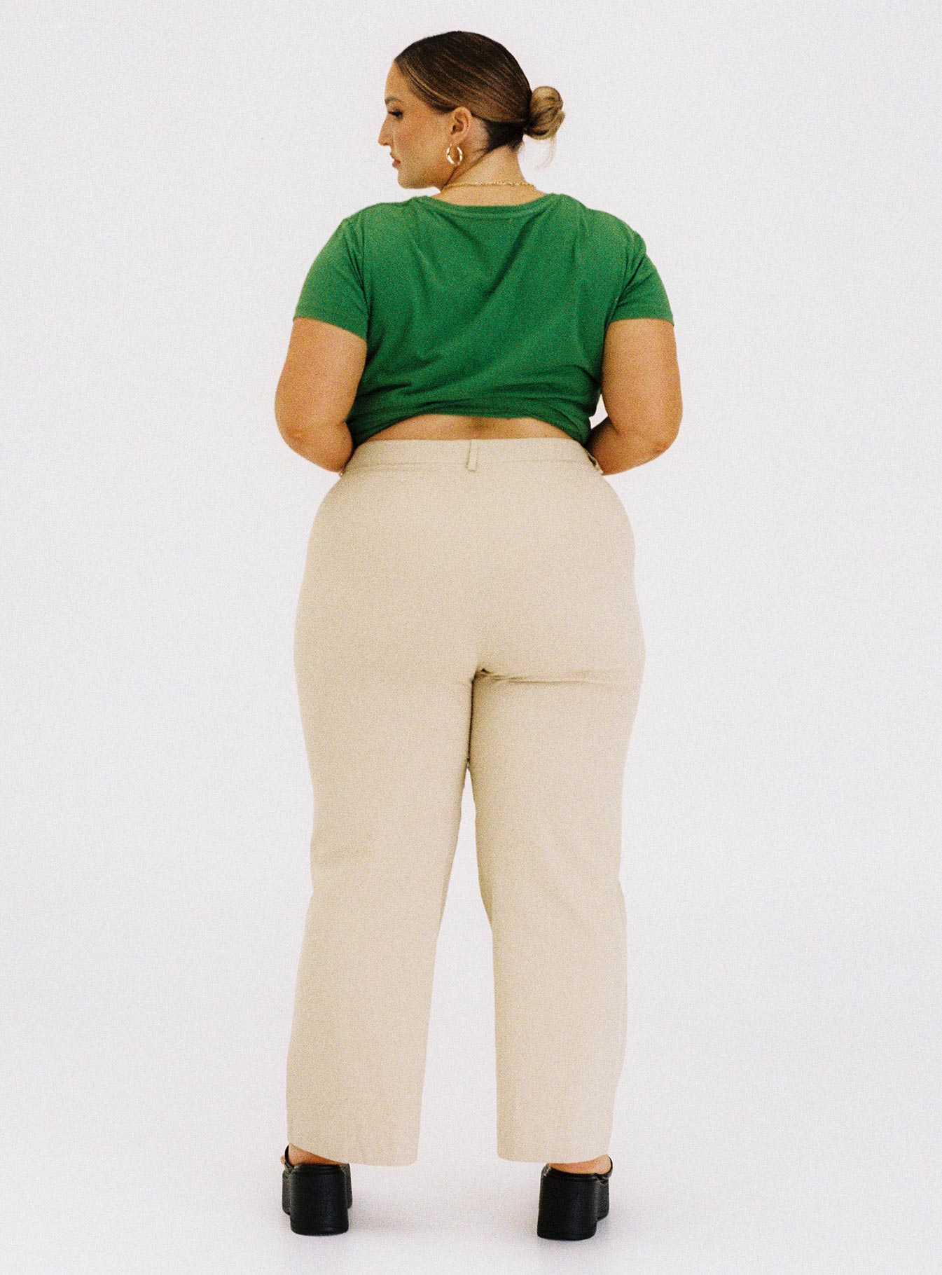 Carter Pants Beige Curve