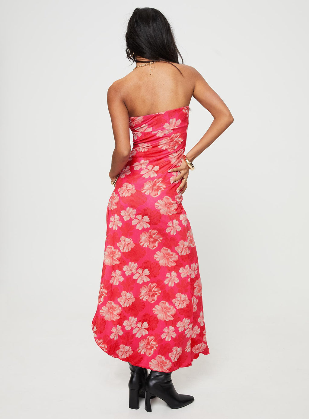 Beachy Baby Floral Maxi Dress Pink