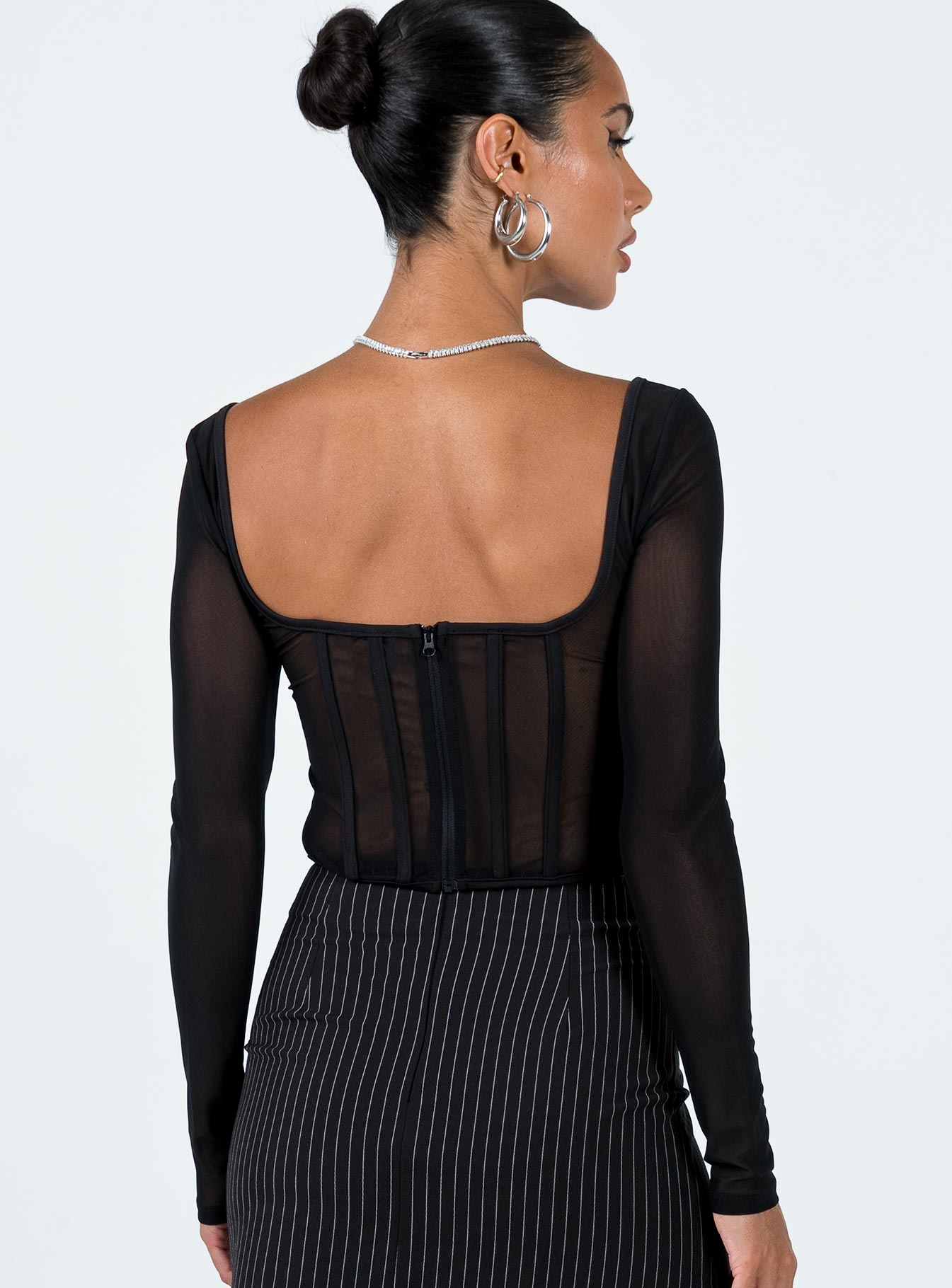 Costello Long Sleeve Top Black